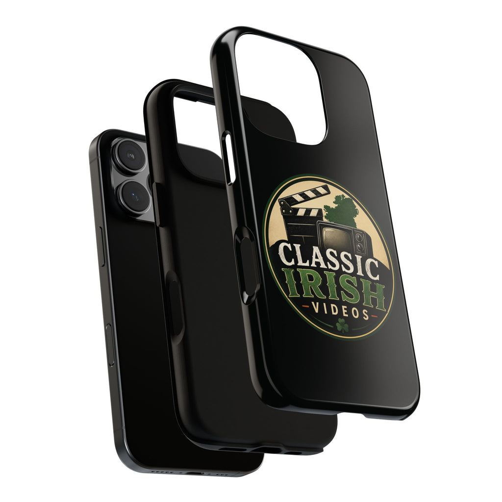 Classic Irish Videos Phone Case – Vintage Film Reel Irish Logo Protective Cover