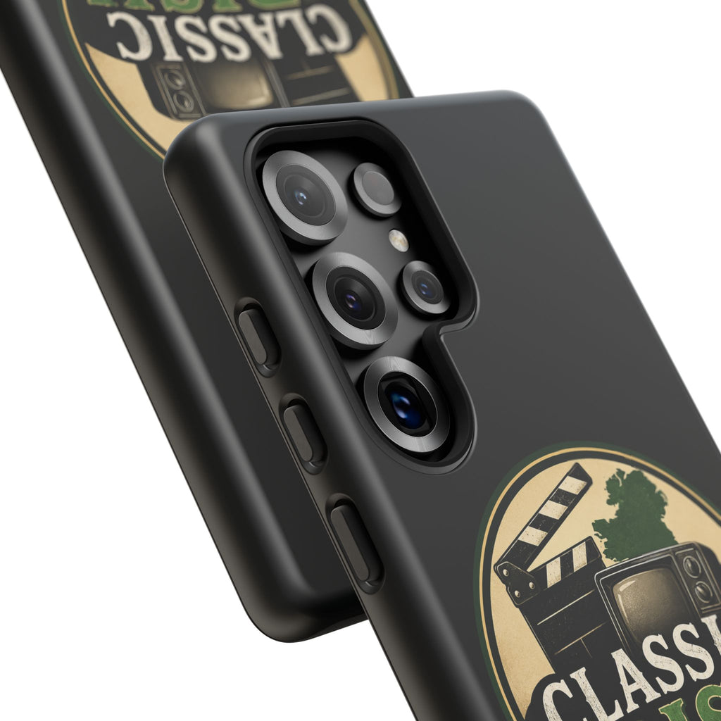 Classic Irish Videos Phone Case – Vintage Film Reel Irish Logo Protective Cover