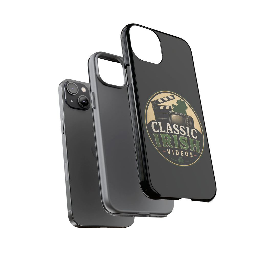 Classic Irish Videos Phone Case – Vintage Film Reel Irish Logo Protective Cover