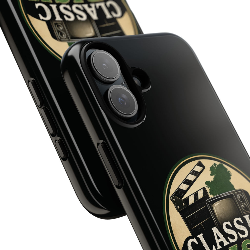 Classic Irish Videos Phone Case – Vintage Film Reel Irish Logo Protective Cover