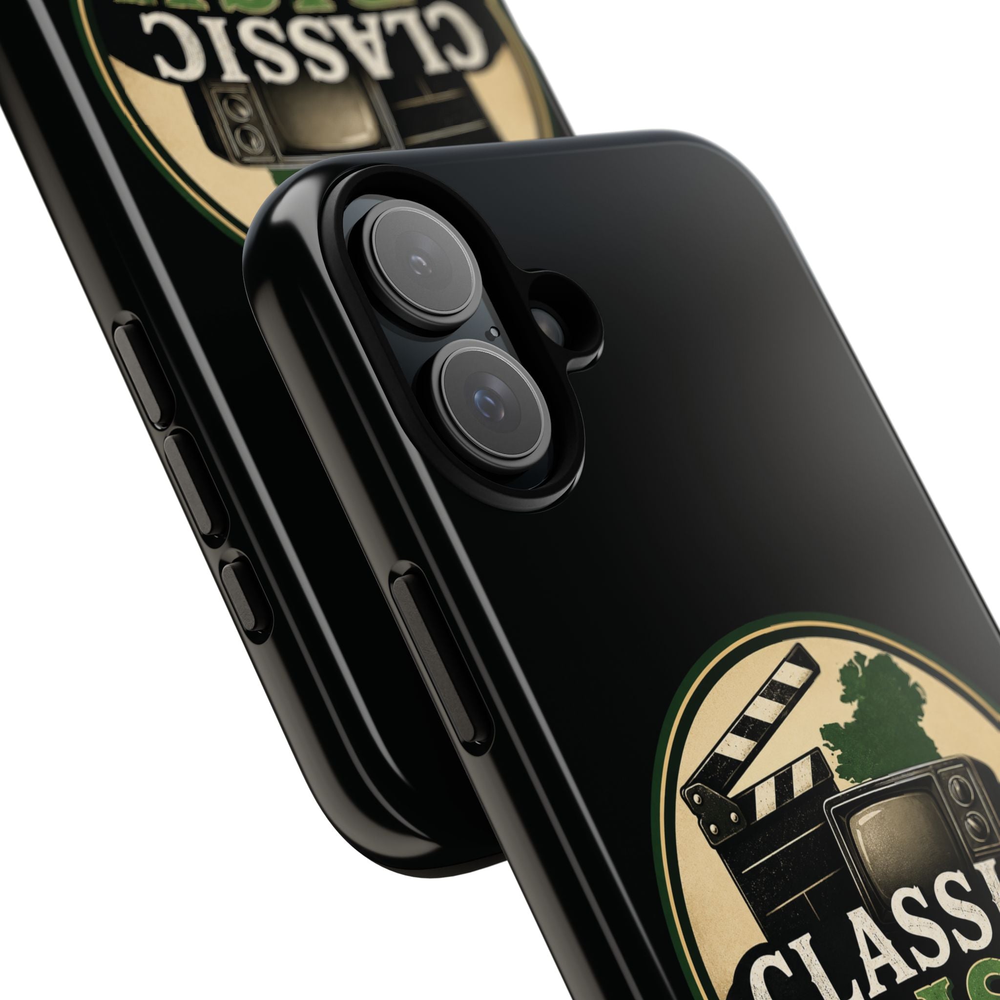 Classic Irish Videos Phone Case – Vintage Film Reel Irish Logo Protective Cover