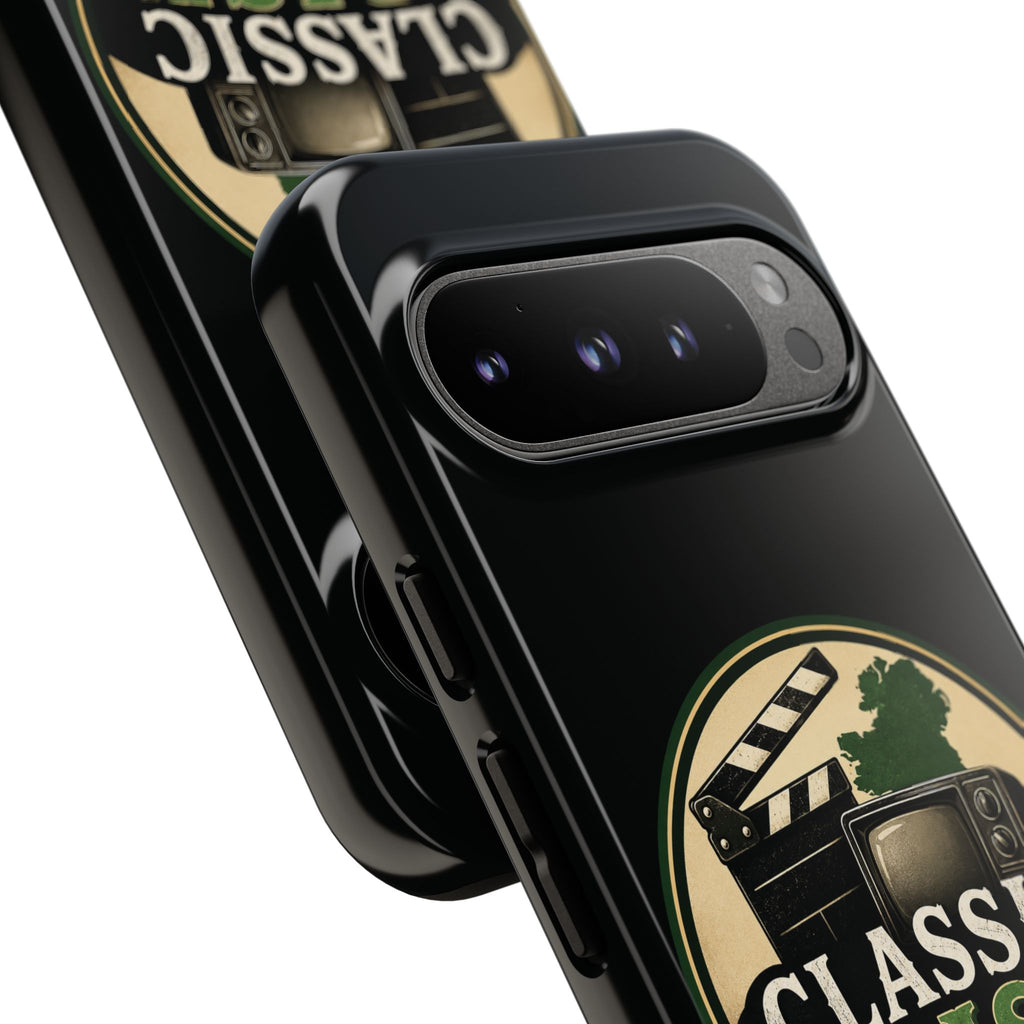 Classic Irish Videos Phone Case – Vintage Film Reel Irish Logo Protective Cover
