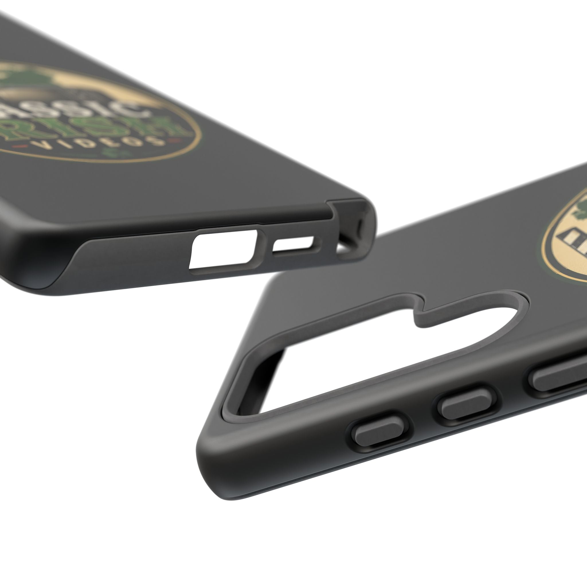 Classic Irish Videos Phone Case – Vintage Film Reel Irish Logo Protective Cover