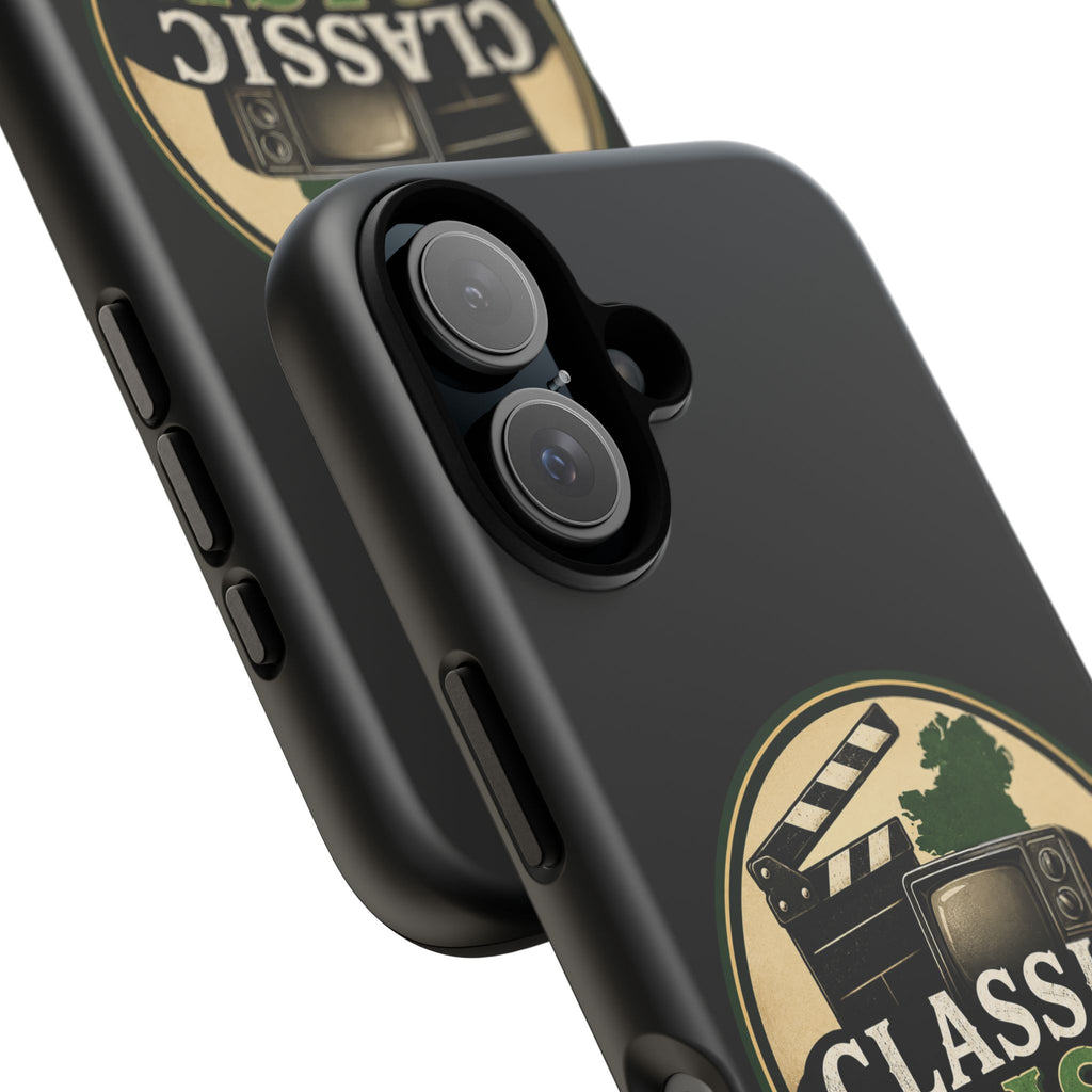 Classic Irish Videos Phone Case – Vintage Film Reel Irish Logo Protective Cover