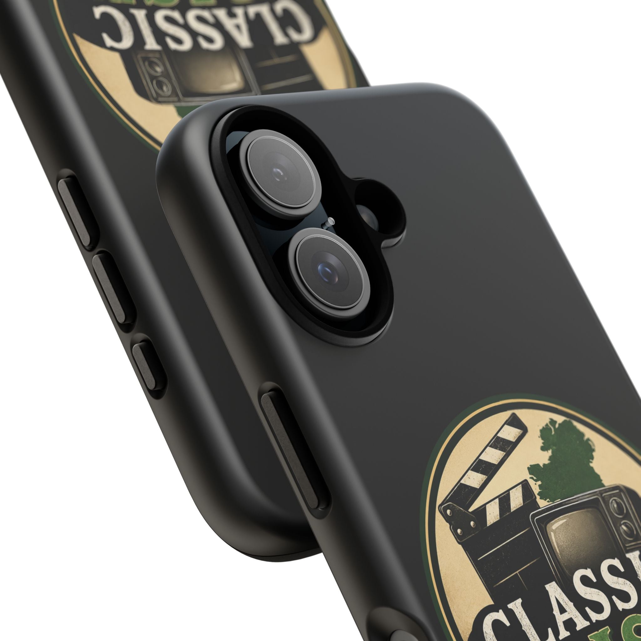 Classic Irish Videos Phone Case – Vintage Film Reel Irish Logo Protective Cover