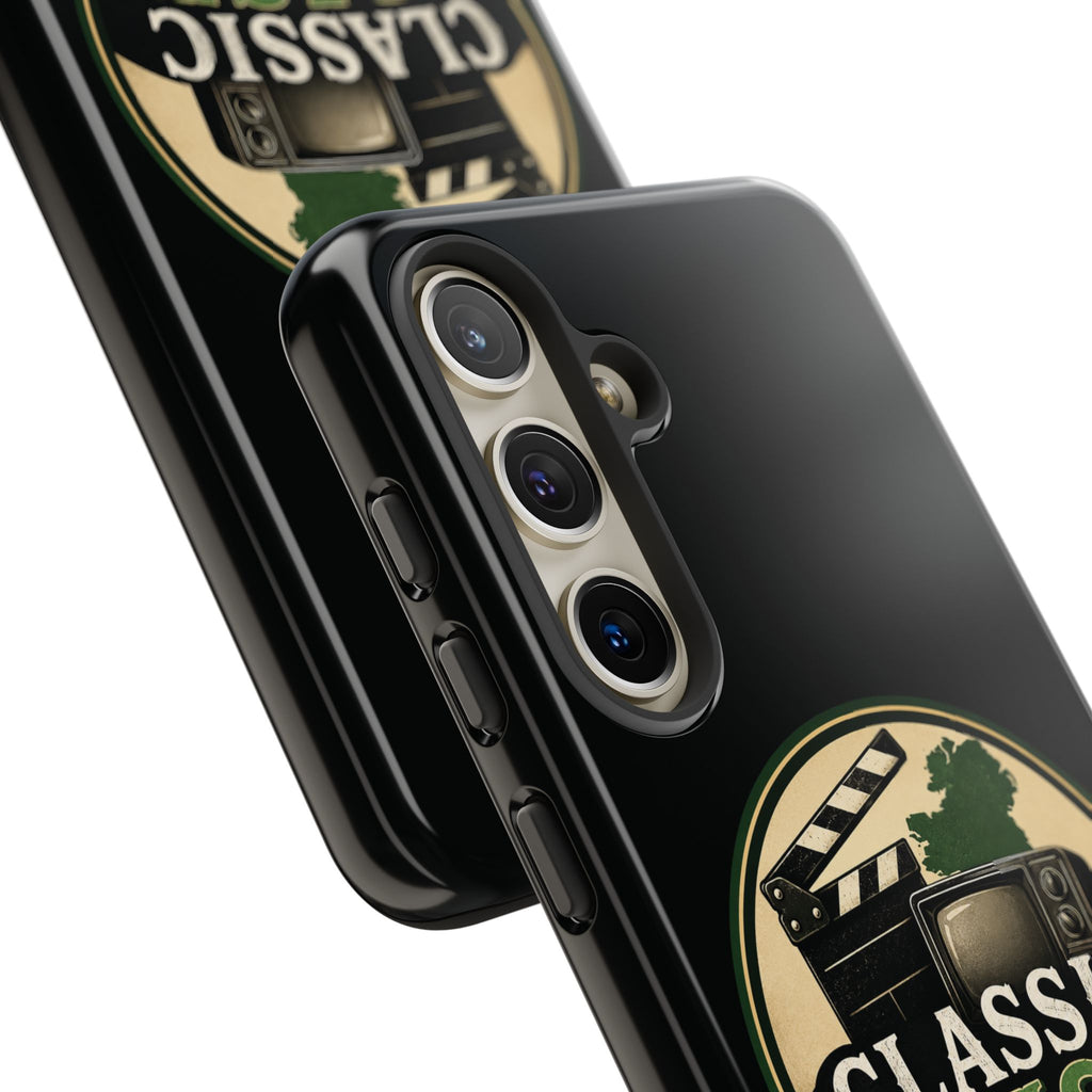 Classic Irish Videos Phone Case – Vintage Film Reel Irish Logo Protective Cover
