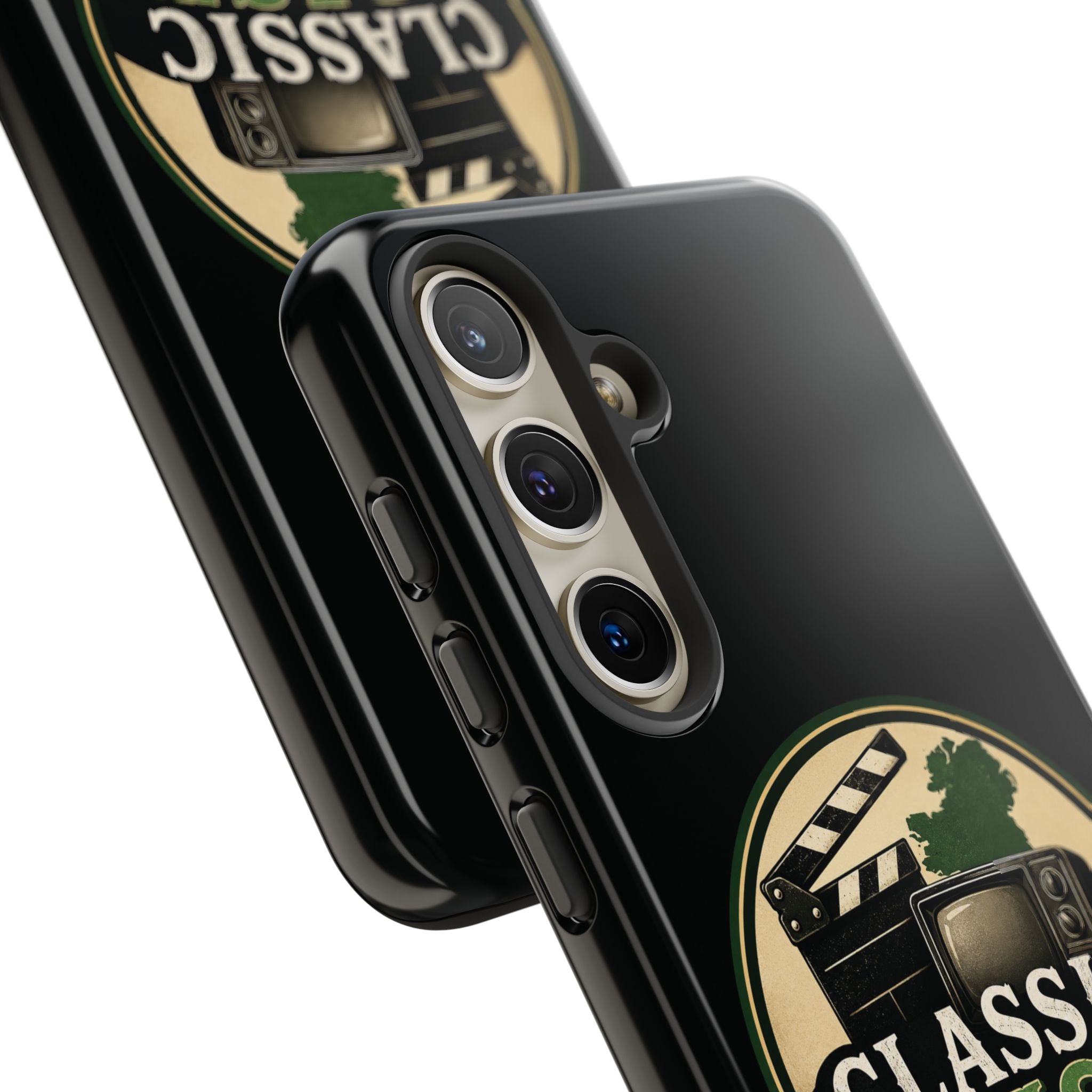 Classic Irish Videos Phone Case – Vintage Film Reel Irish Logo Protective Cover