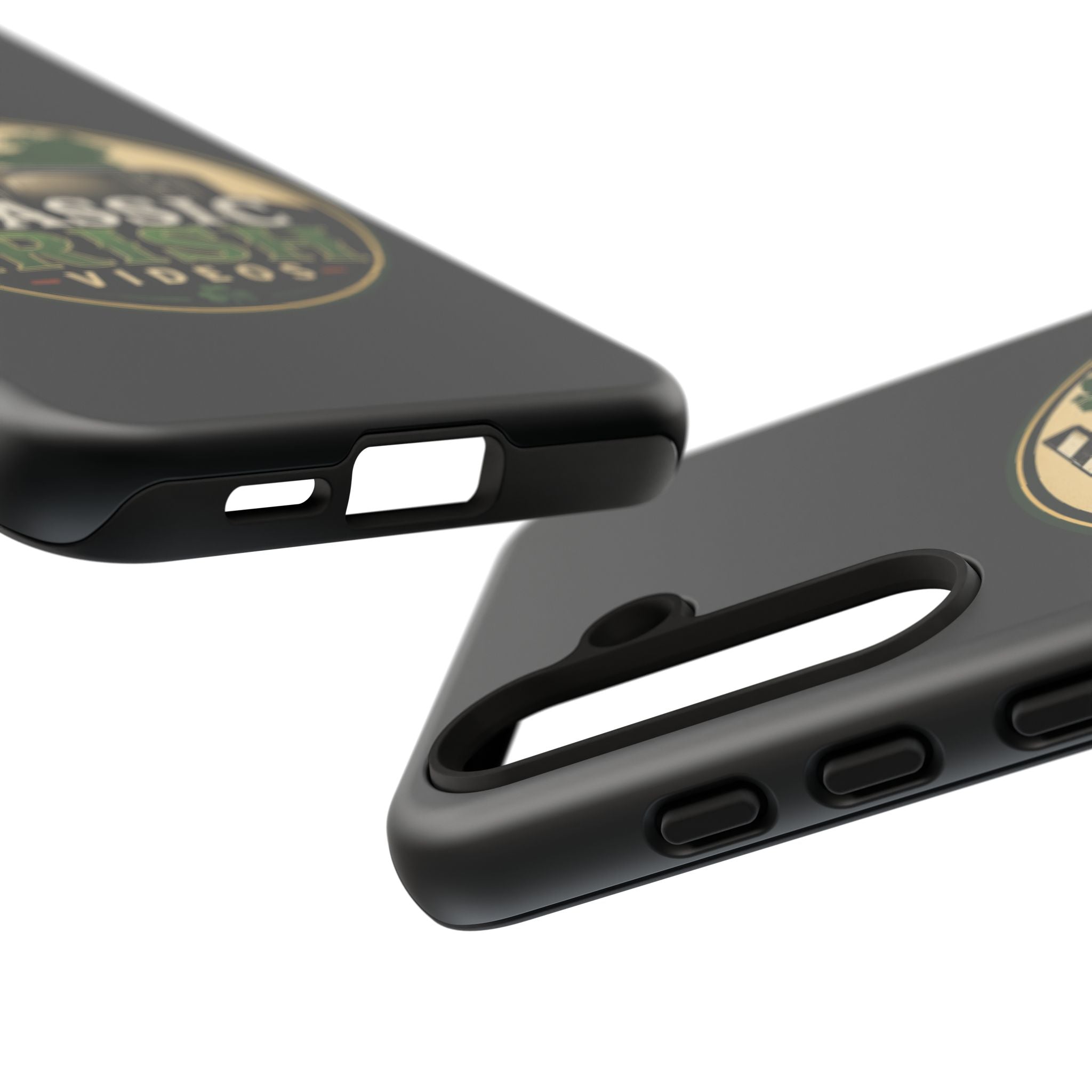 Classic Irish Videos Phone Case – Vintage Film Reel Irish Logo Protective Cover