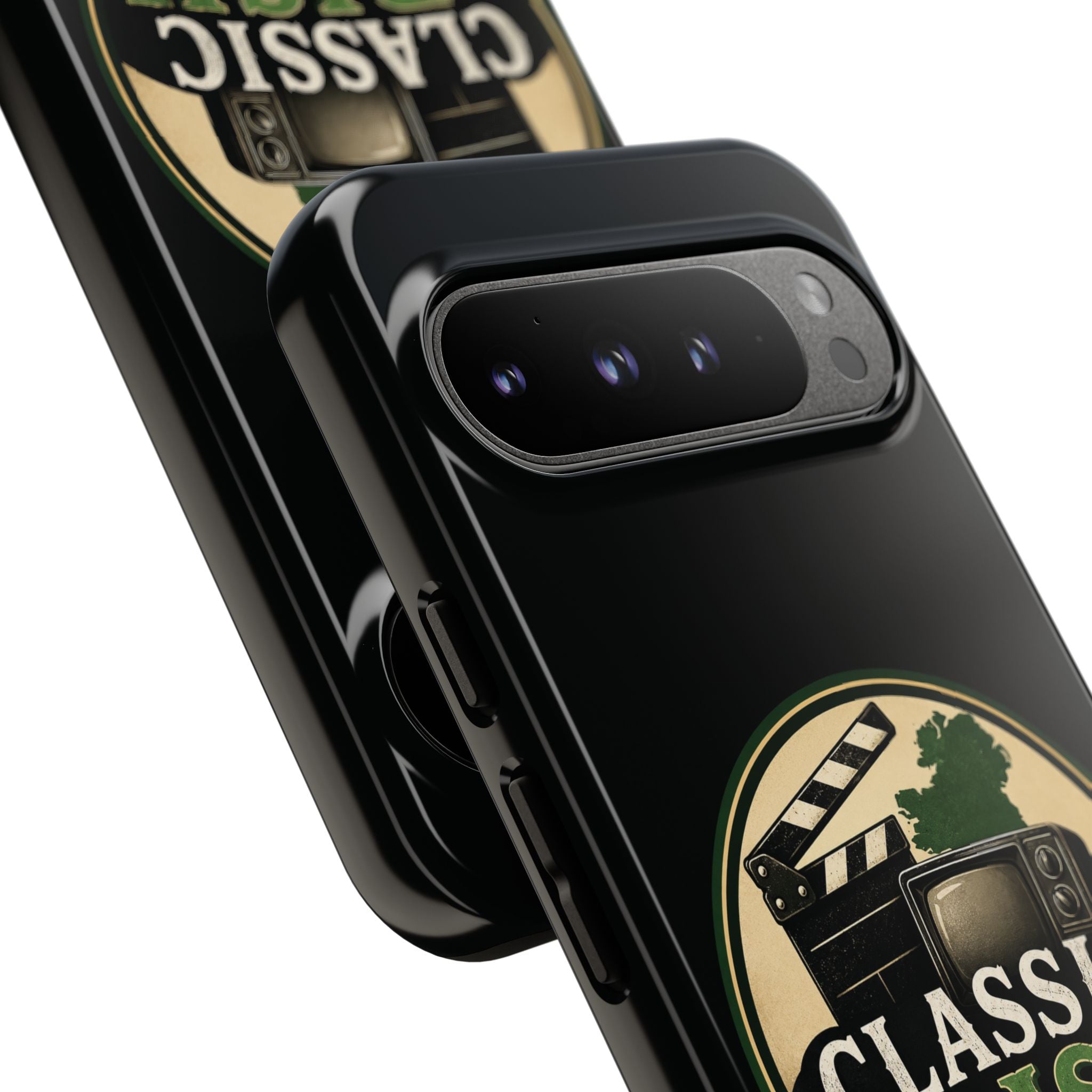 Classic Irish Videos Phone Case – Vintage Film Reel Irish Logo Protective Cover