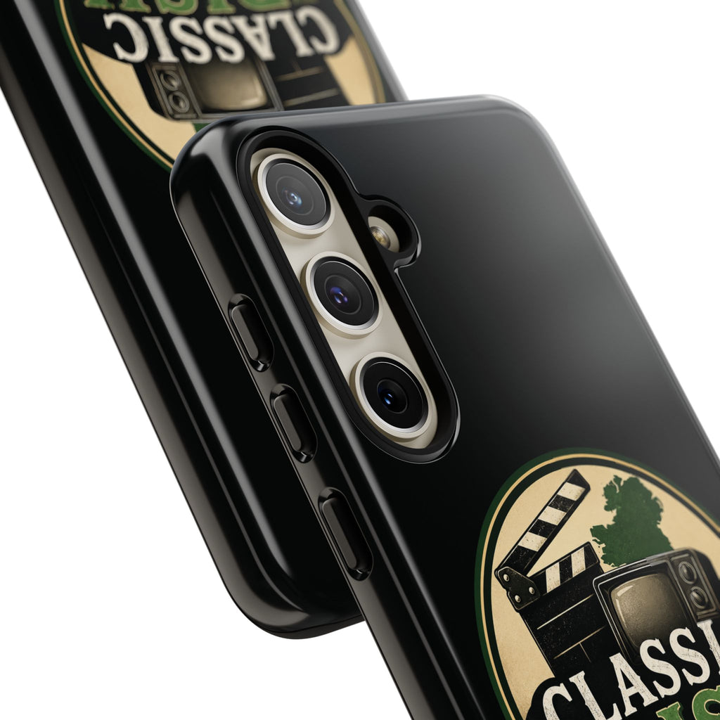 Classic Irish Videos Phone Case – Vintage Film Reel Irish Logo Protective Cover