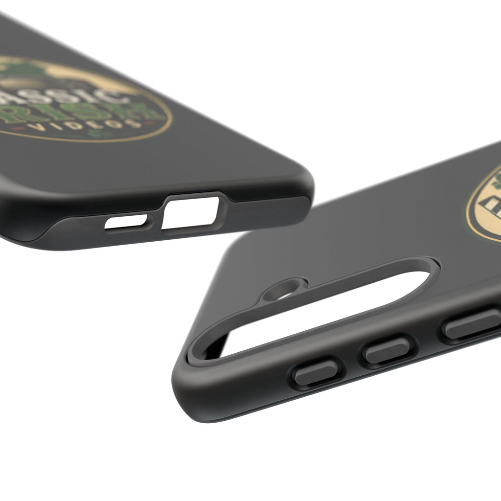 Classic Irish Videos Phone Case – Vintage Film Reel Irish Logo Protective Cover