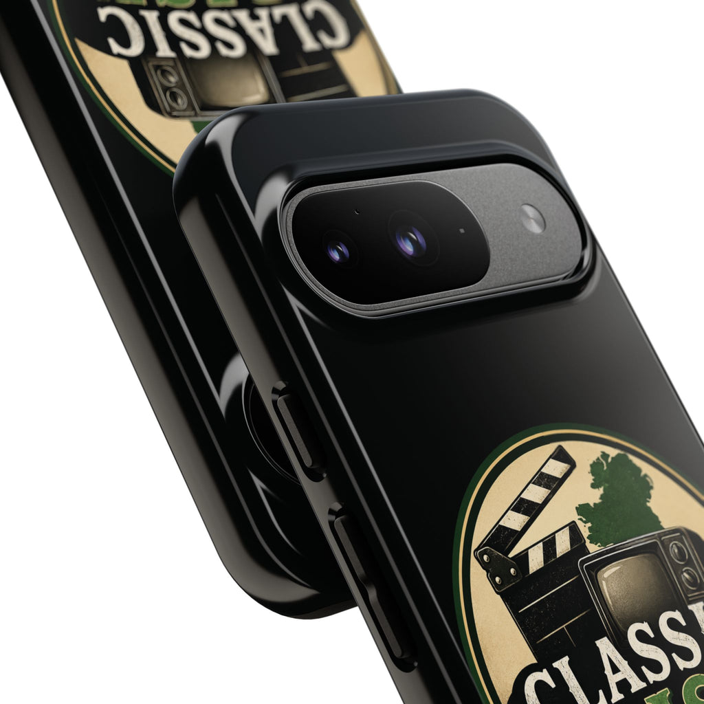 Classic Irish Videos Phone Case – Vintage Film Reel Irish Logo Protective Cover