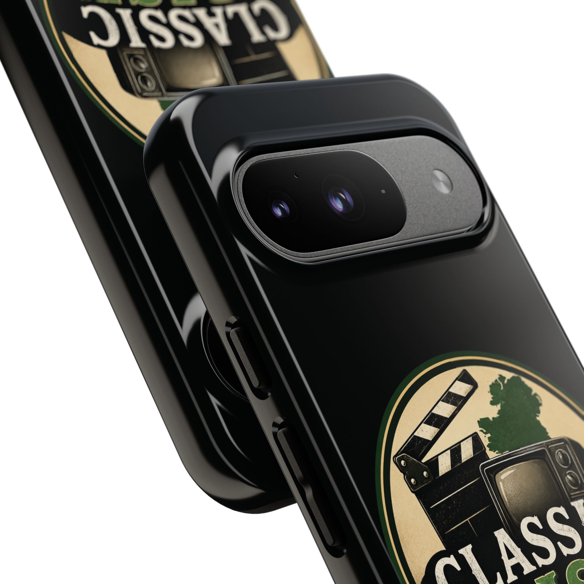 Classic Irish Videos Phone Case – Vintage Film Reel Irish Logo Protective Cover