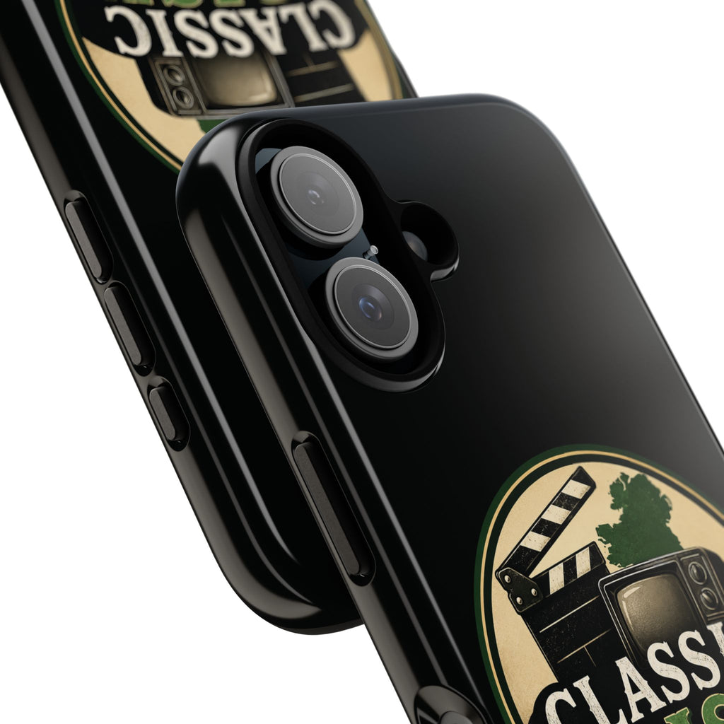 Classic Irish Videos Phone Case – Vintage Film Reel Irish Logo Protective Cover