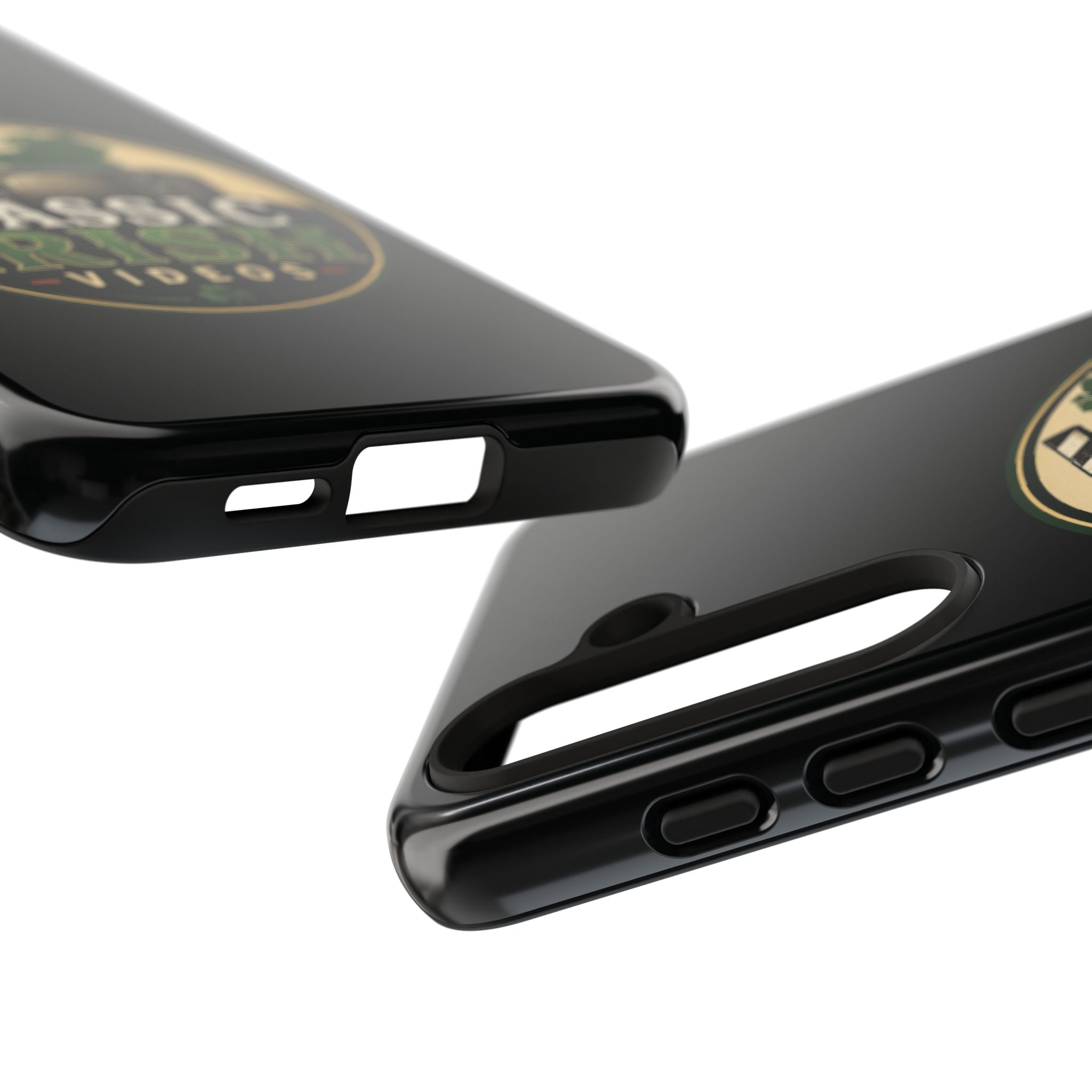 Classic Irish Videos Phone Case – Vintage Film Reel Irish Logo Protective Cover