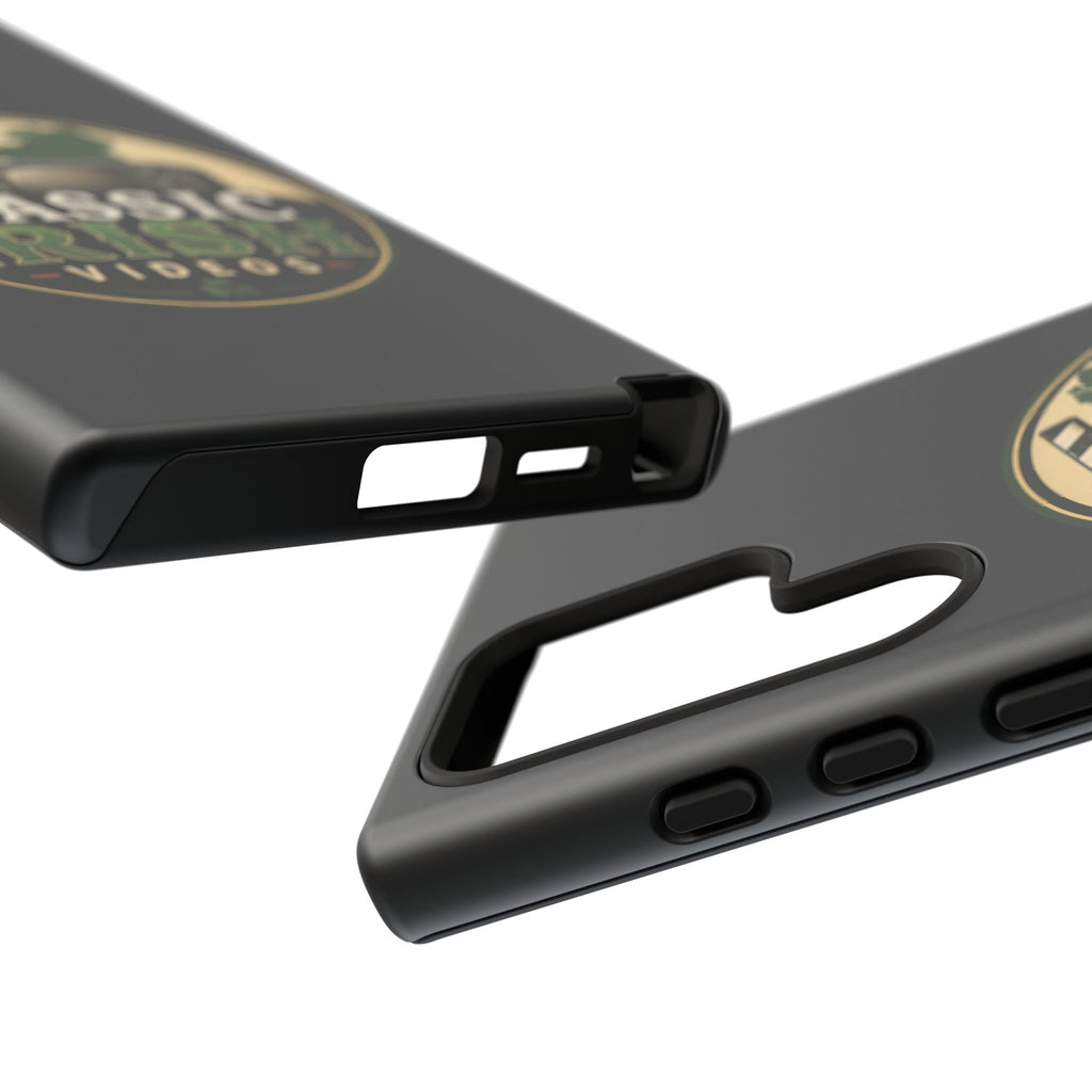 Classic Irish Videos Phone Case – Vintage Film Reel Irish Logo Protective Cover