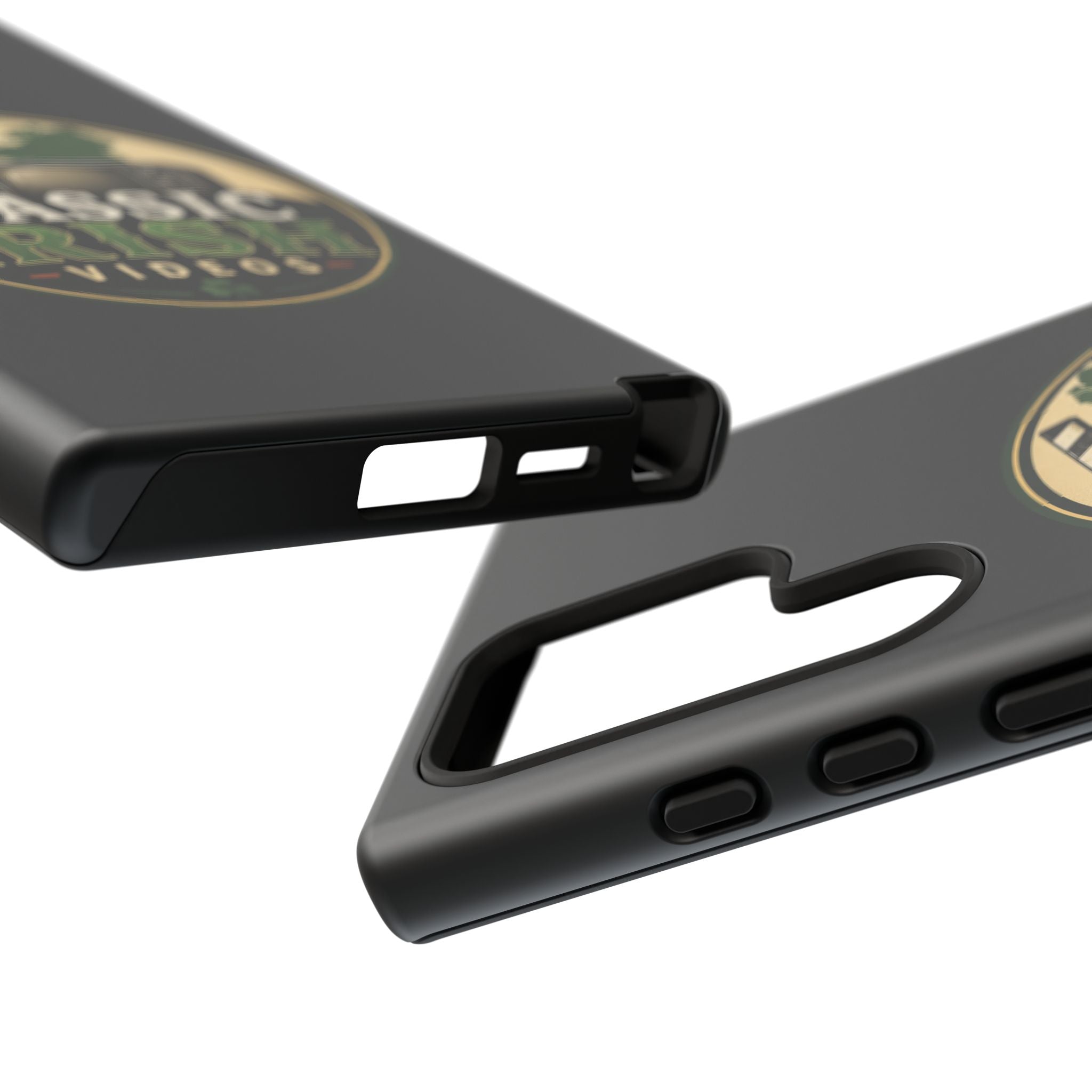 Classic Irish Videos Phone Case – Vintage Film Reel Irish Logo Protective Cover