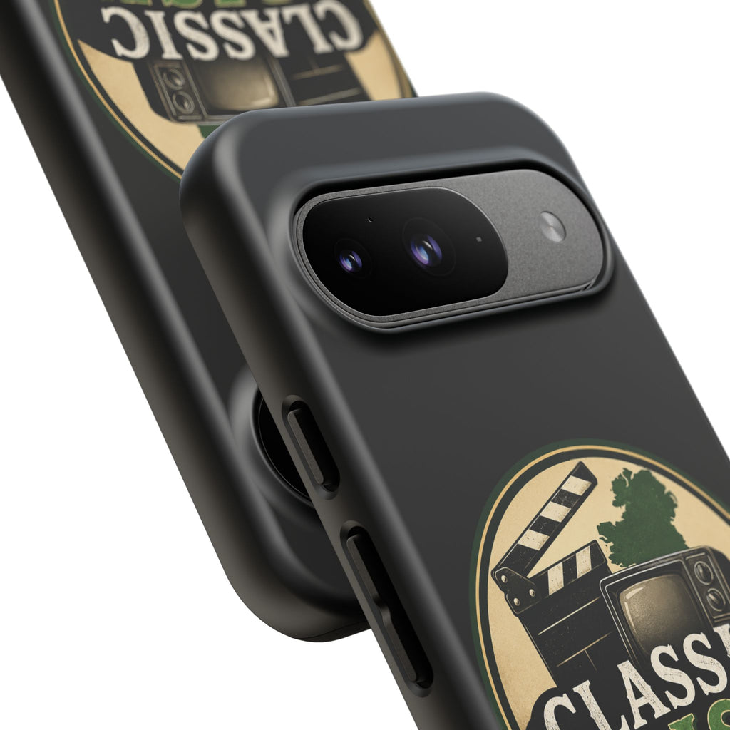 Classic Irish Videos Phone Case – Vintage Film Reel Irish Logo Protective Cover