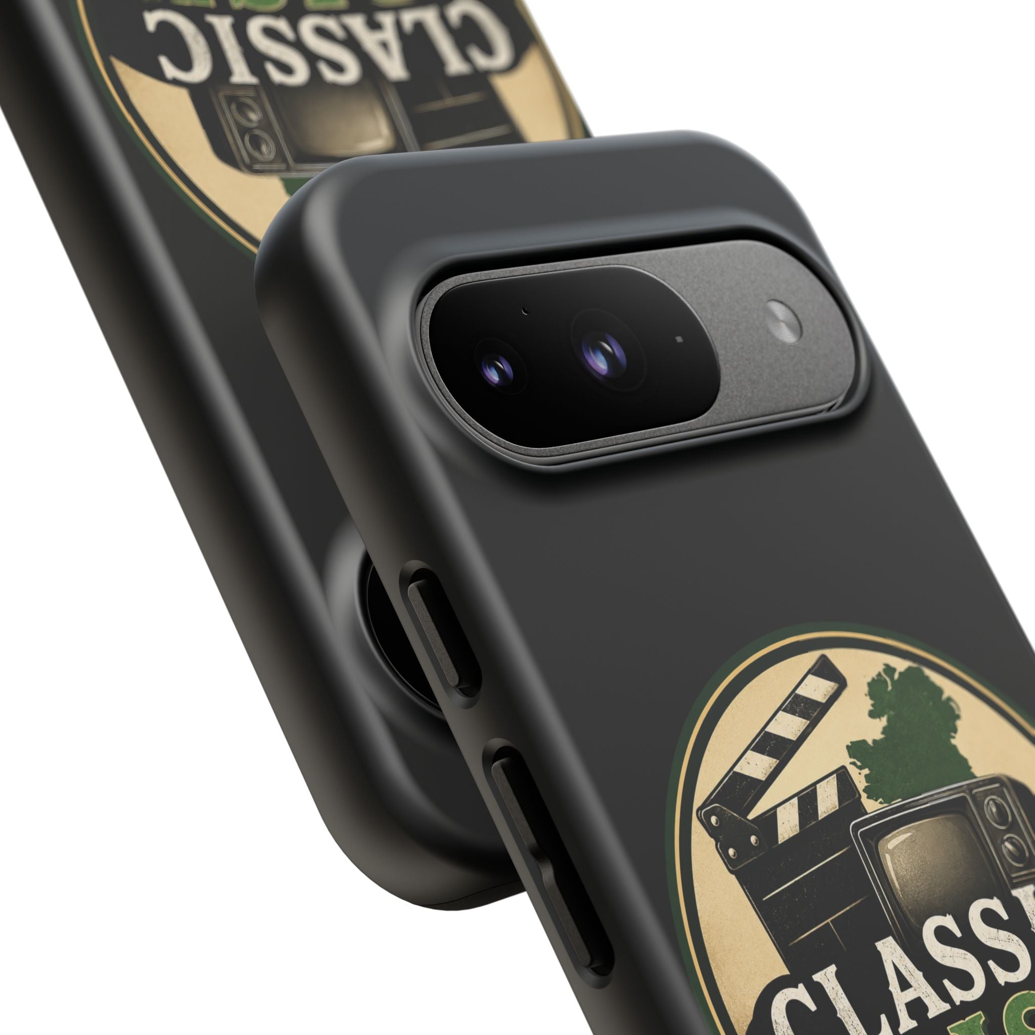 Classic Irish Videos Phone Case – Vintage Film Reel Irish Logo Protective Cover