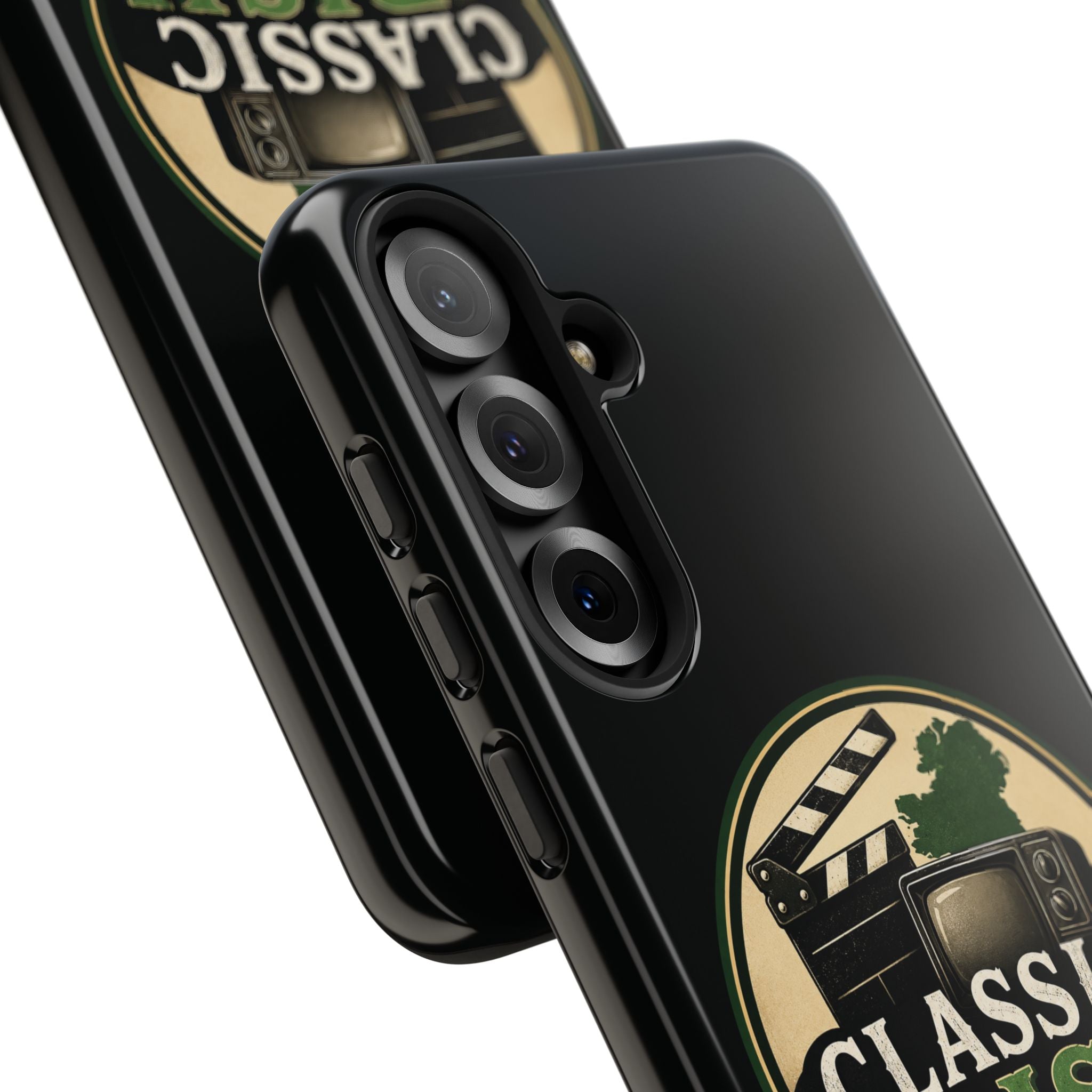 Classic Irish Videos Phone Case – Vintage Film Reel Irish Logo Protective Cover