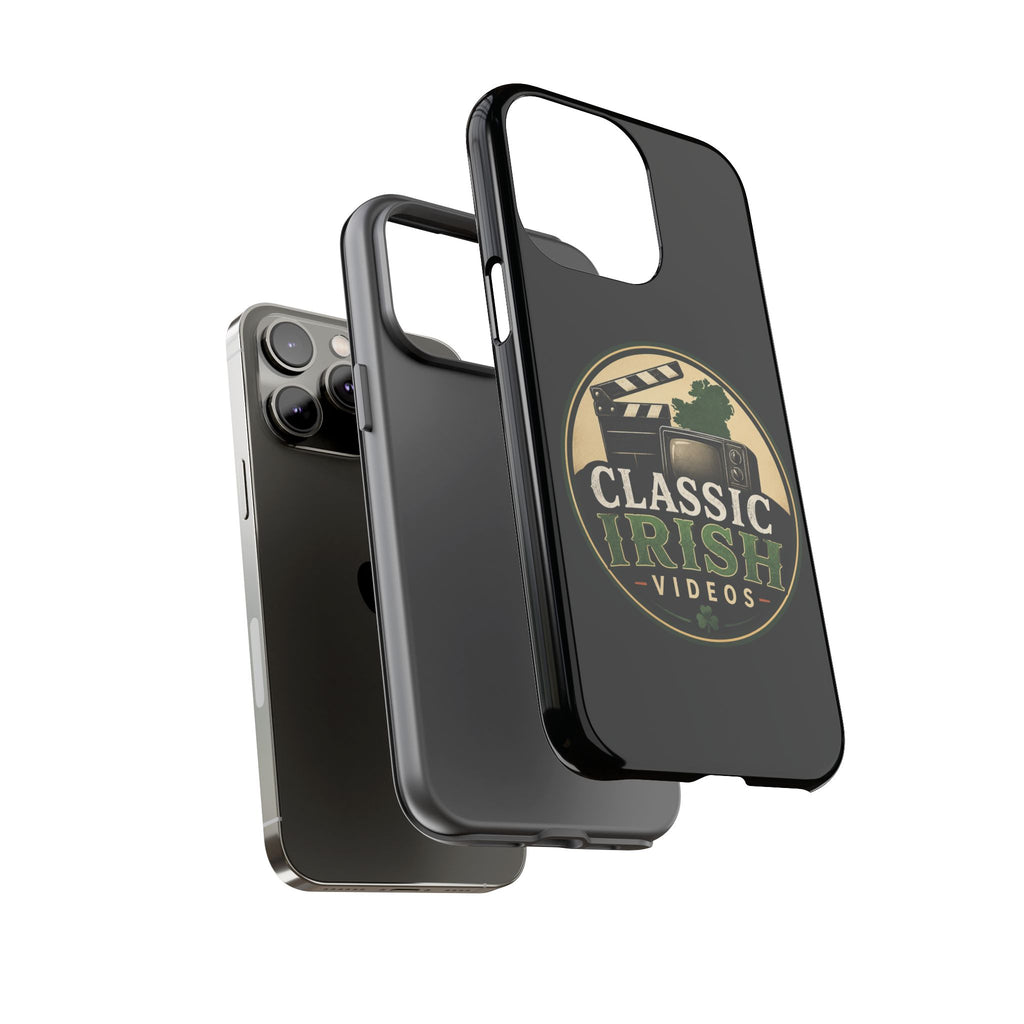 Classic Irish Videos Phone Case – Vintage Film Reel Irish Logo Protective Cover