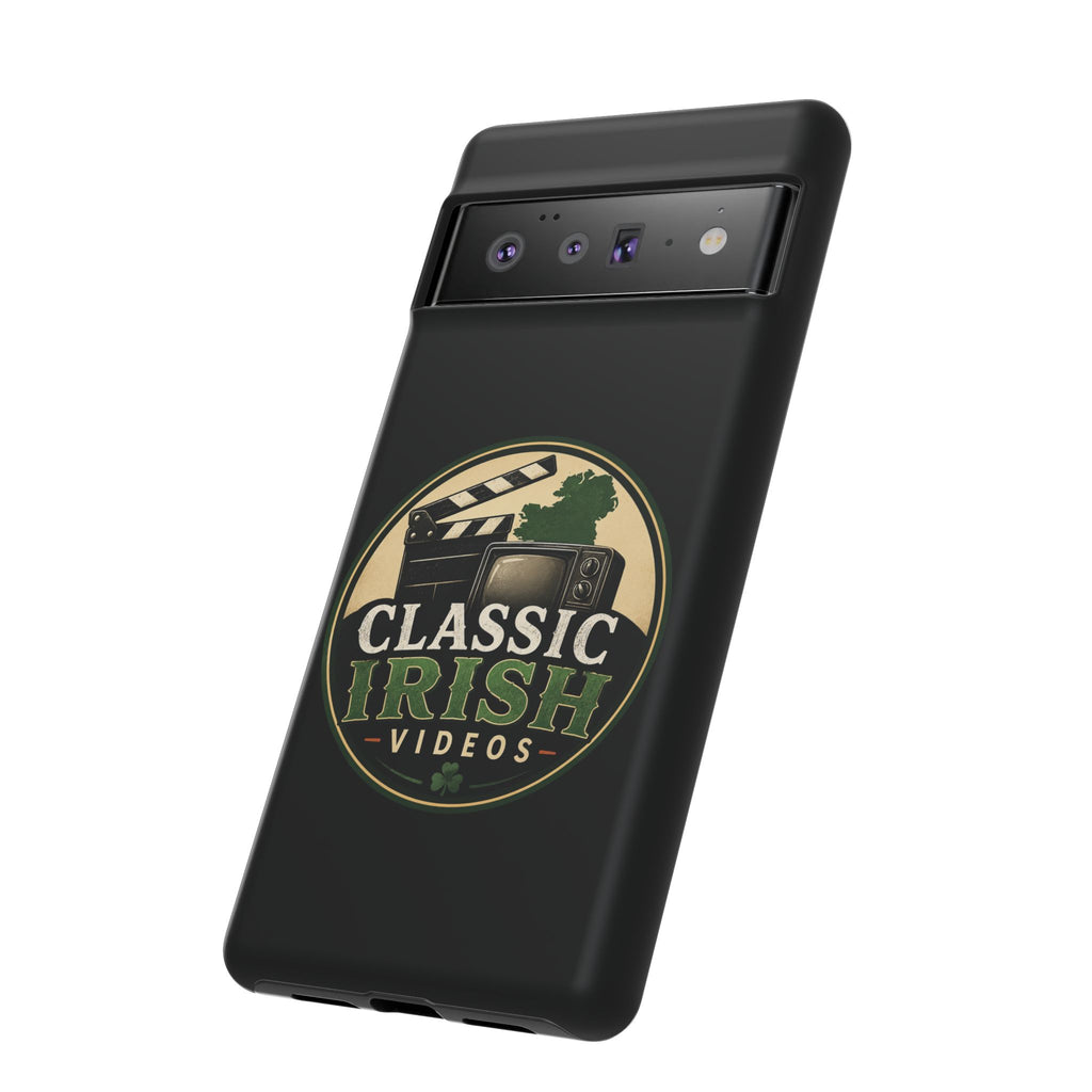 Classic Irish Videos Phone Case – Vintage Film Reel Irish Logo Protective Cover