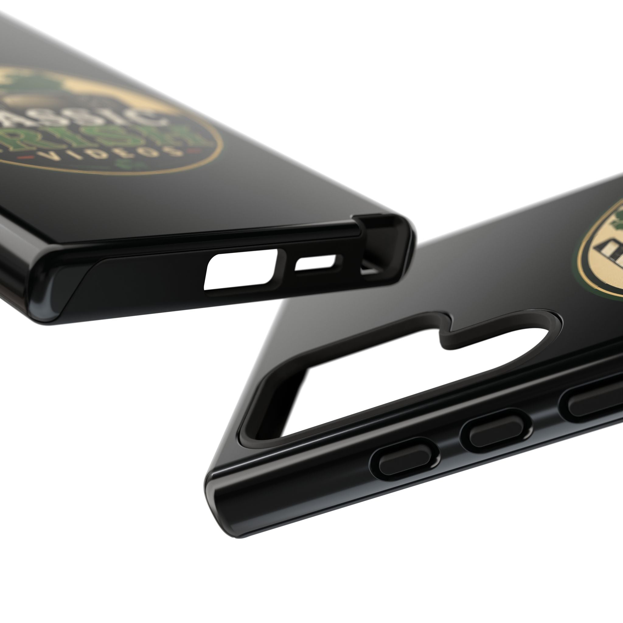 Classic Irish Videos Phone Case – Vintage Film Reel Irish Logo Protective Cover