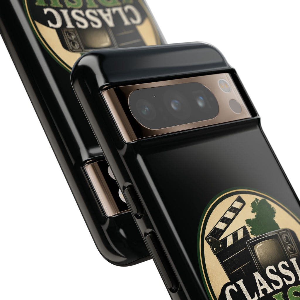 Classic Irish Videos Phone Case – Vintage Film Reel Irish Logo Protective Cover
