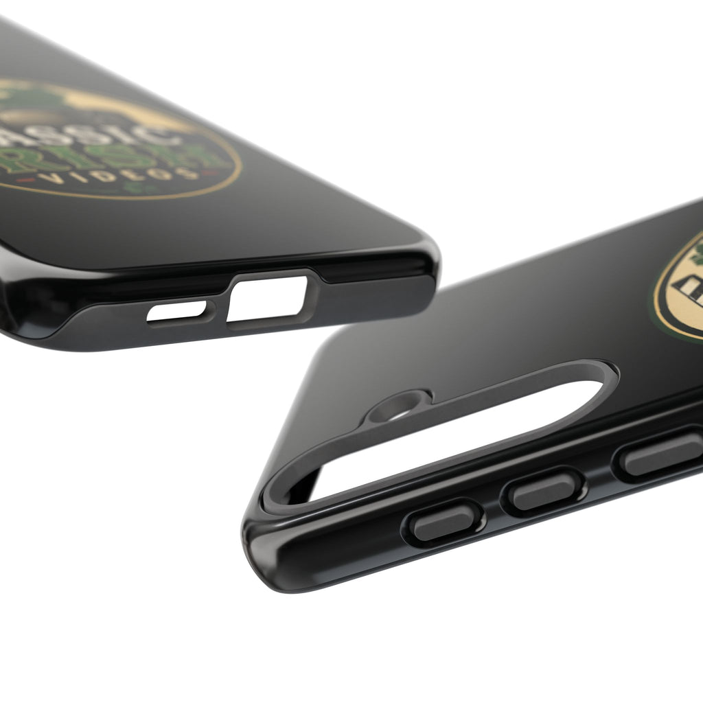 Classic Irish Videos Phone Case – Vintage Film Reel Irish Logo Protective Cover