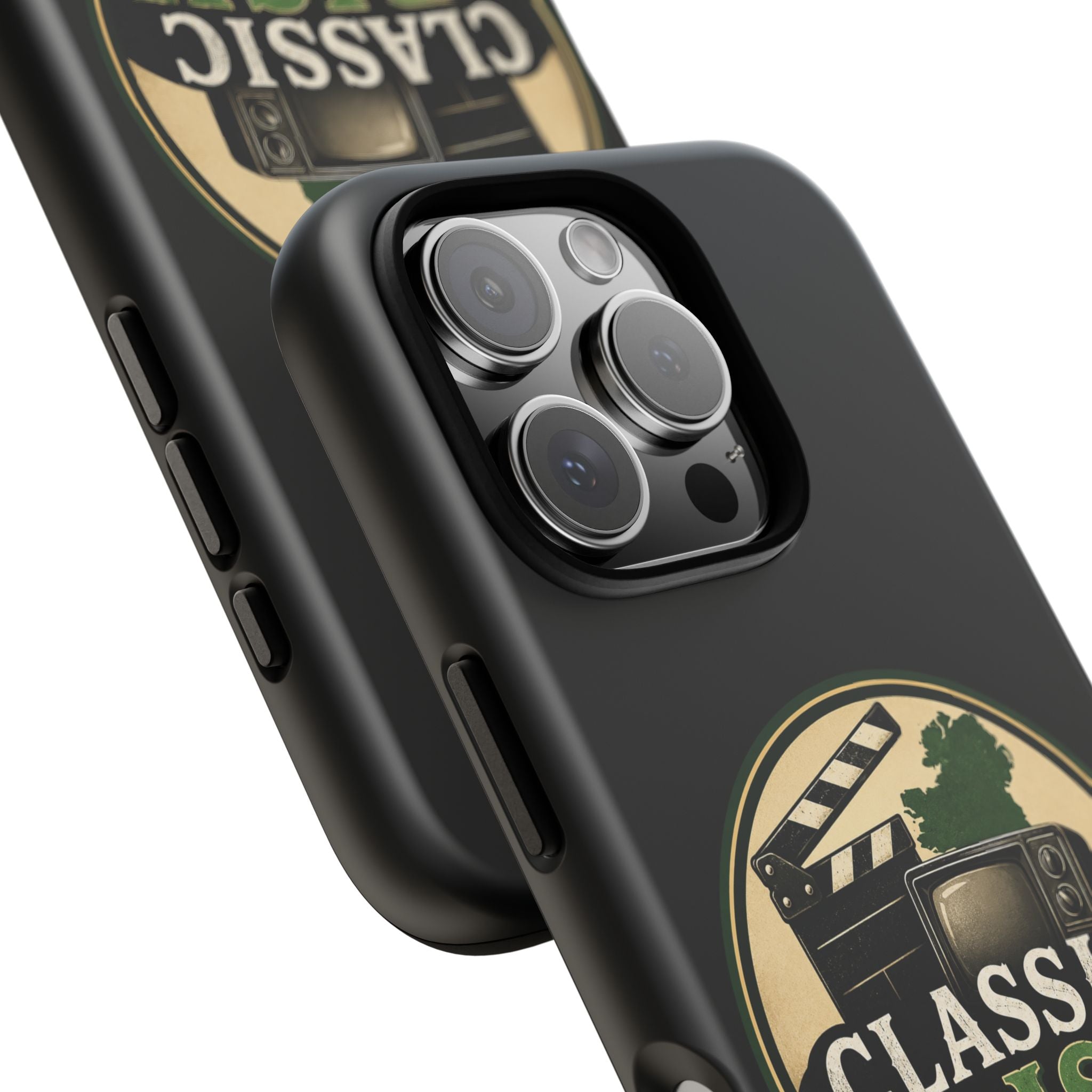 Classic Irish Videos Phone Case – Vintage Film Reel Irish Logo Protective Cover