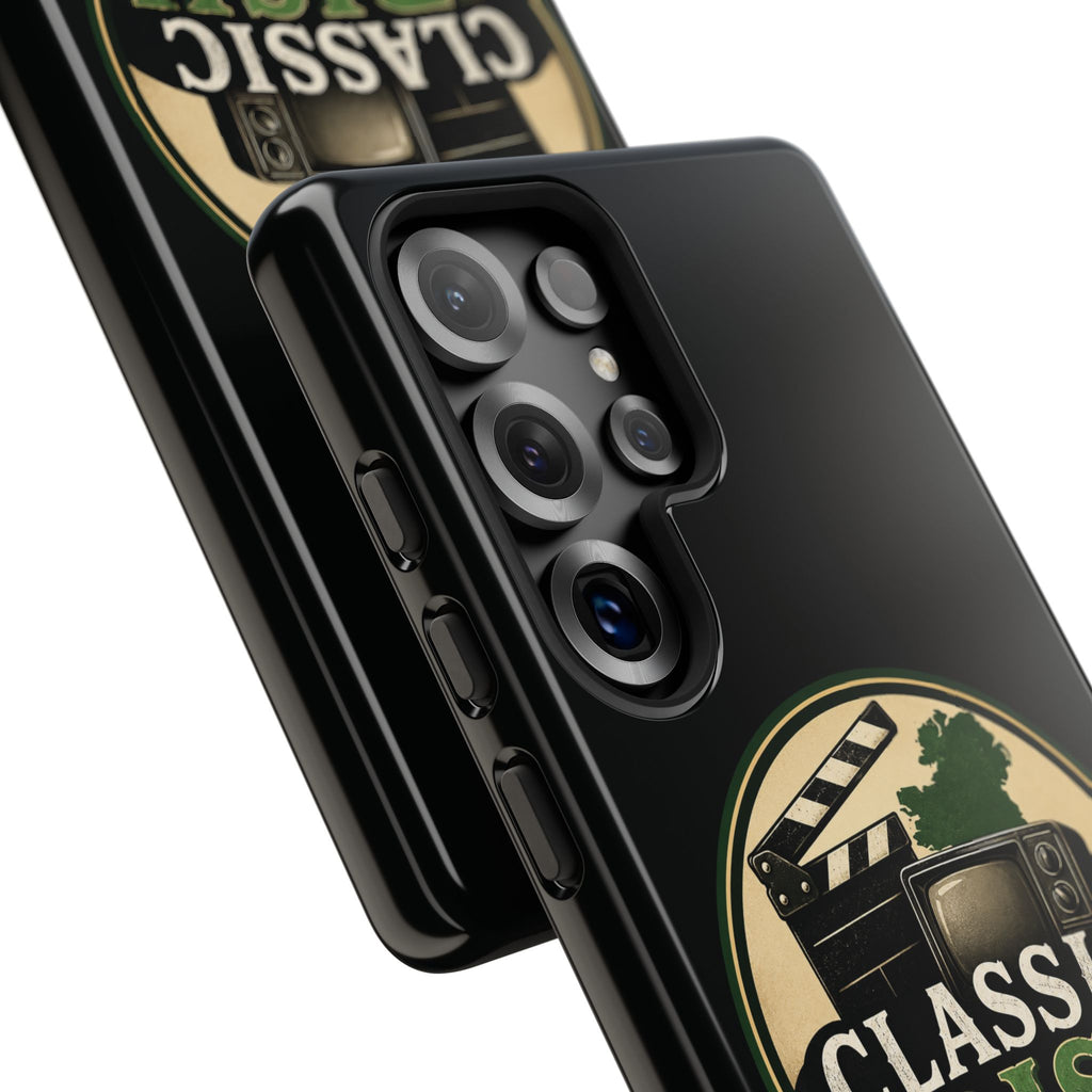 Classic Irish Videos Phone Case – Vintage Film Reel Irish Logo Protective Cover