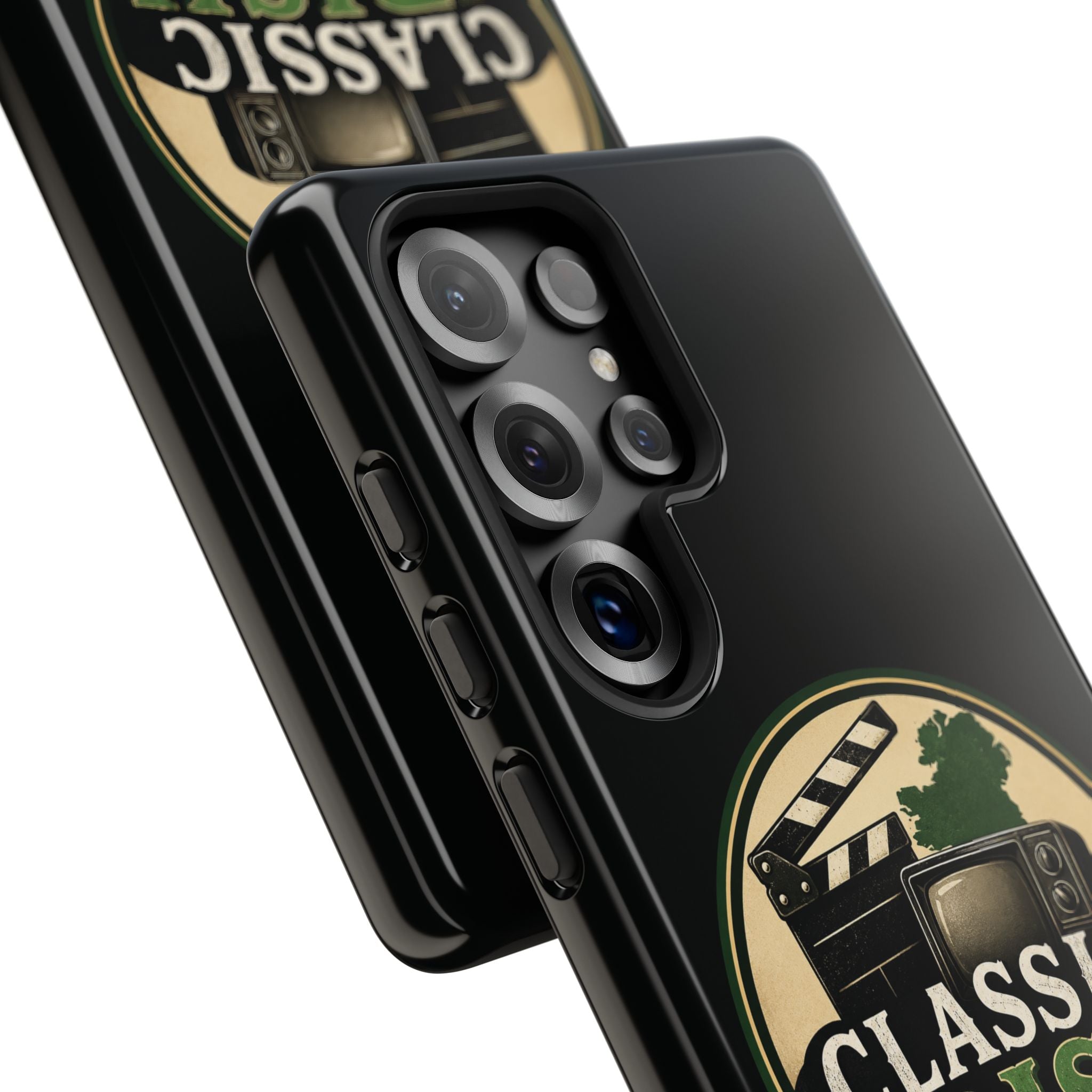 Classic Irish Videos Phone Case – Vintage Film Reel Irish Logo Protective Cover