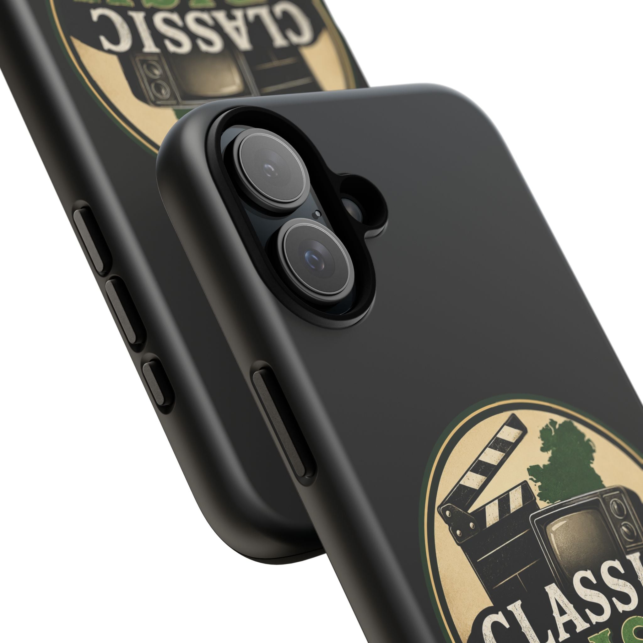 Classic Irish Videos Phone Case – Vintage Film Reel Irish Logo Protective Cover