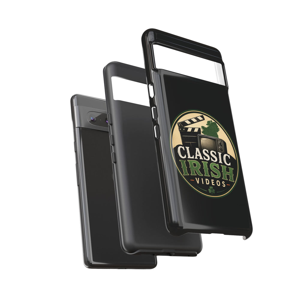 Classic Irish Videos Phone Case – Vintage Film Reel Irish Logo Protective Cover