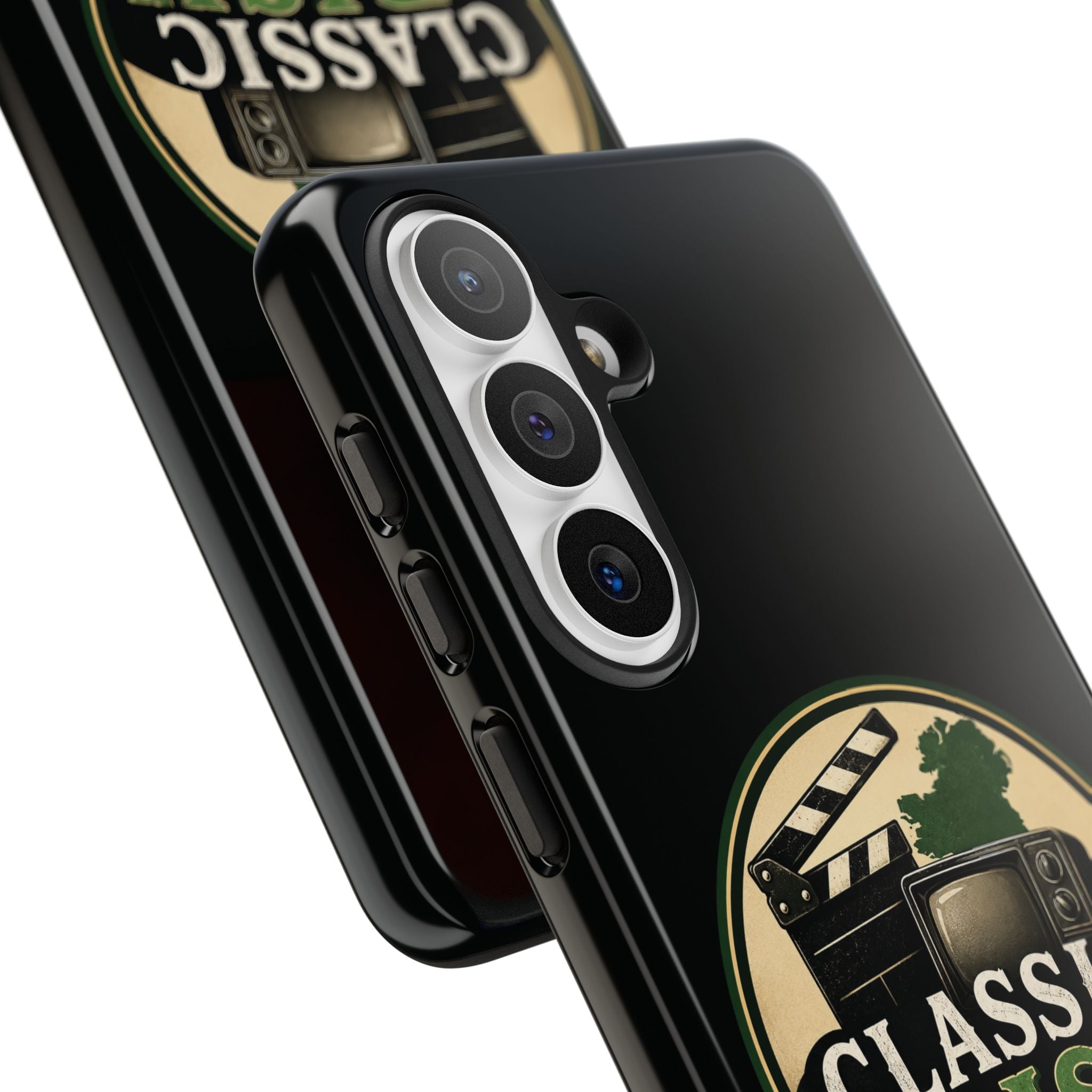 Classic Irish Videos Phone Case – Vintage Film Reel Irish Logo Protective Cover