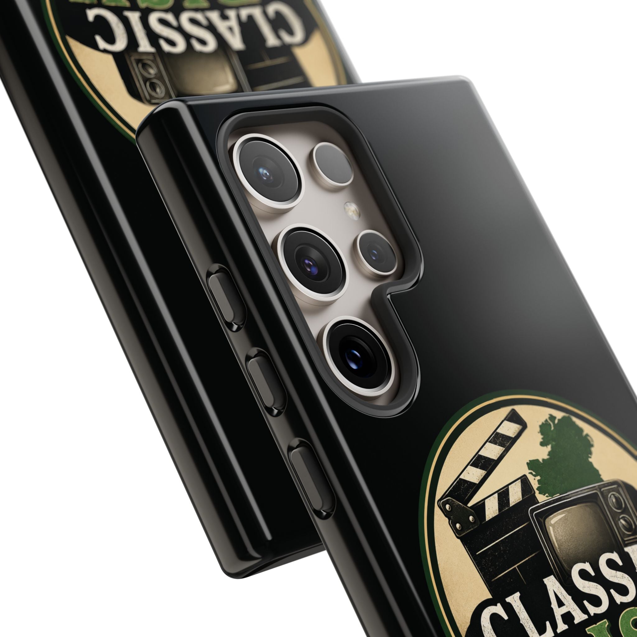 Classic Irish Videos Phone Case – Vintage Film Reel Irish Logo Protective Cover