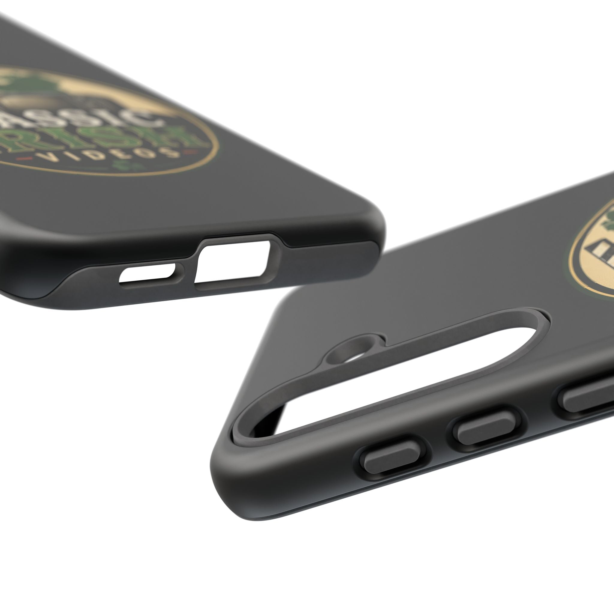 Classic Irish Videos Phone Case – Vintage Film Reel Irish Logo Protective Cover
