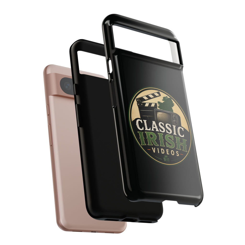 Classic Irish Videos Phone Case – Vintage Film Reel Irish Logo Protective Cover