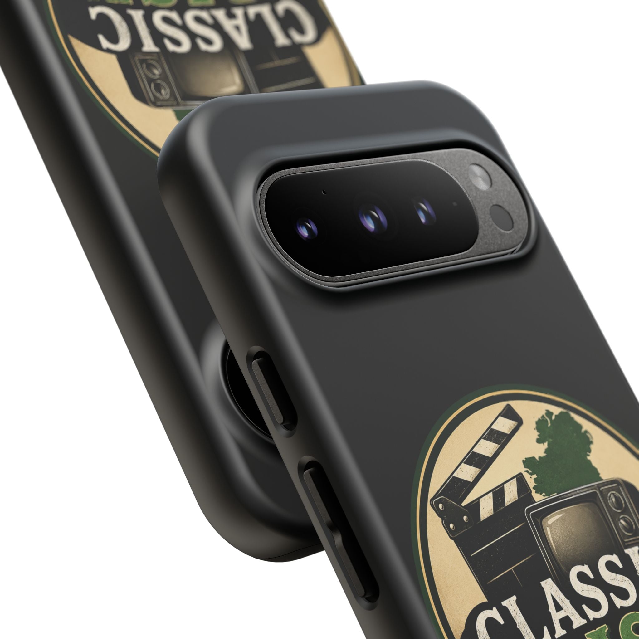 Classic Irish Videos Phone Case – Vintage Film Reel Irish Logo Protective Cover