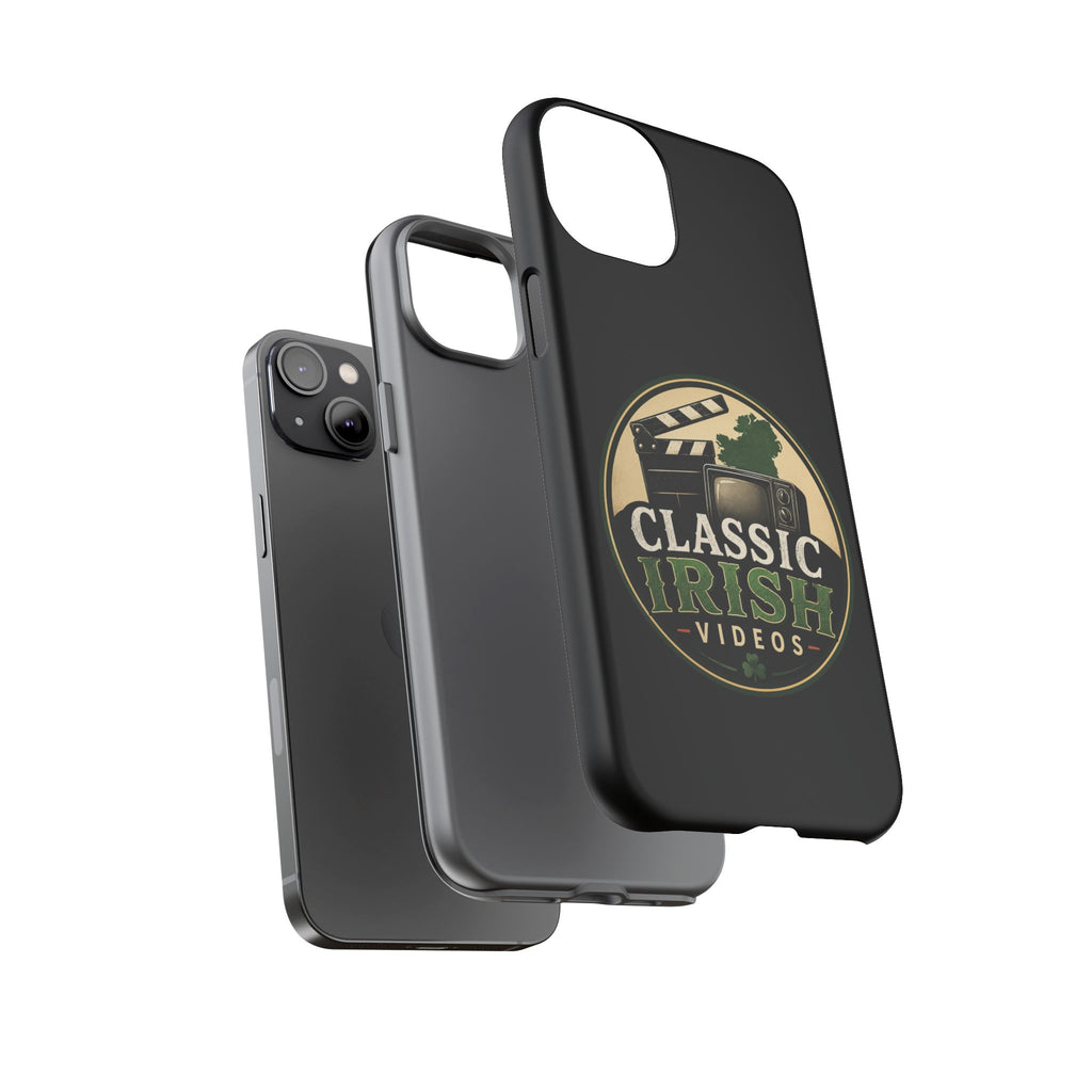 Classic Irish Videos Phone Case – Vintage Film Reel Irish Logo Protective Cover