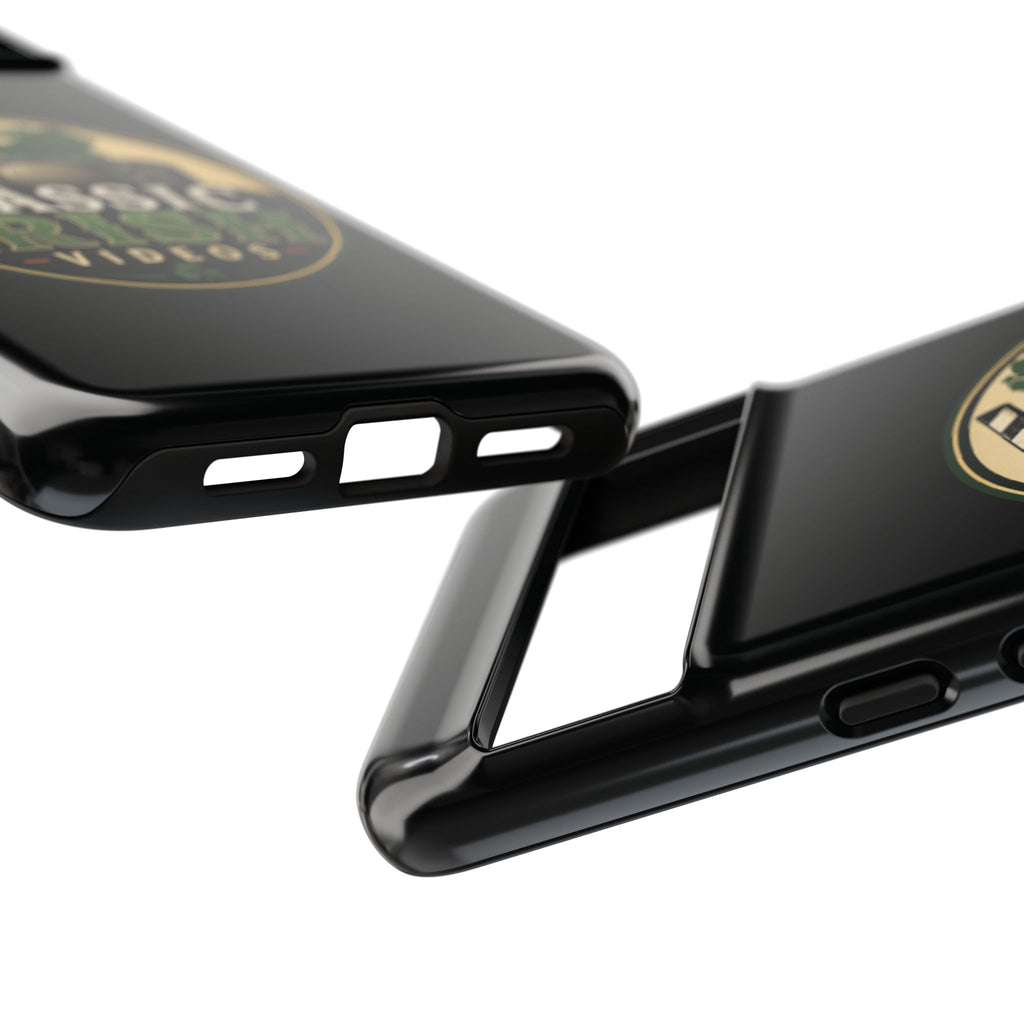 Classic Irish Videos Phone Case – Vintage Film Reel Irish Logo Protective Cover
