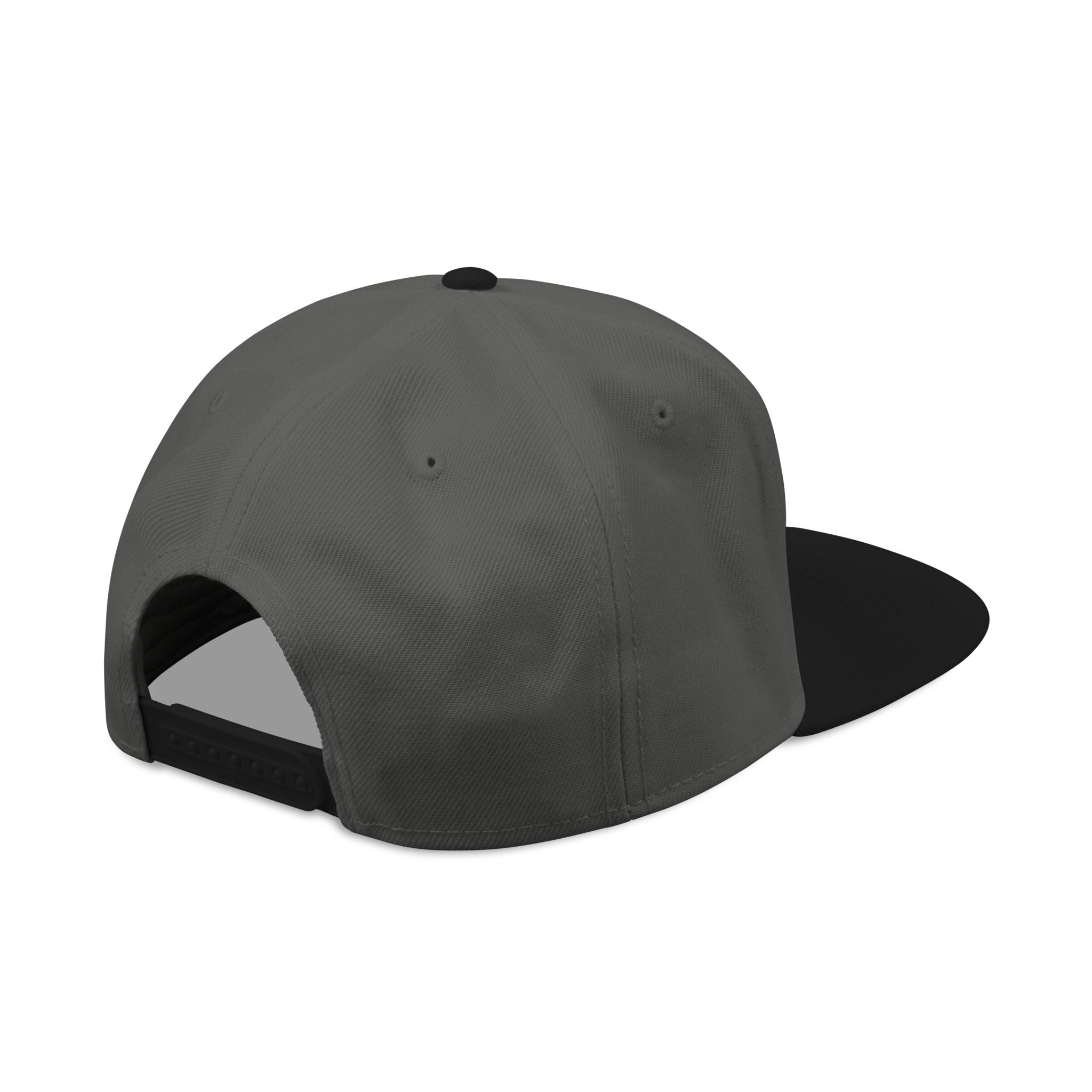 Embroidered Snapback Hat — Retro Green & Yellow Crest Patch
