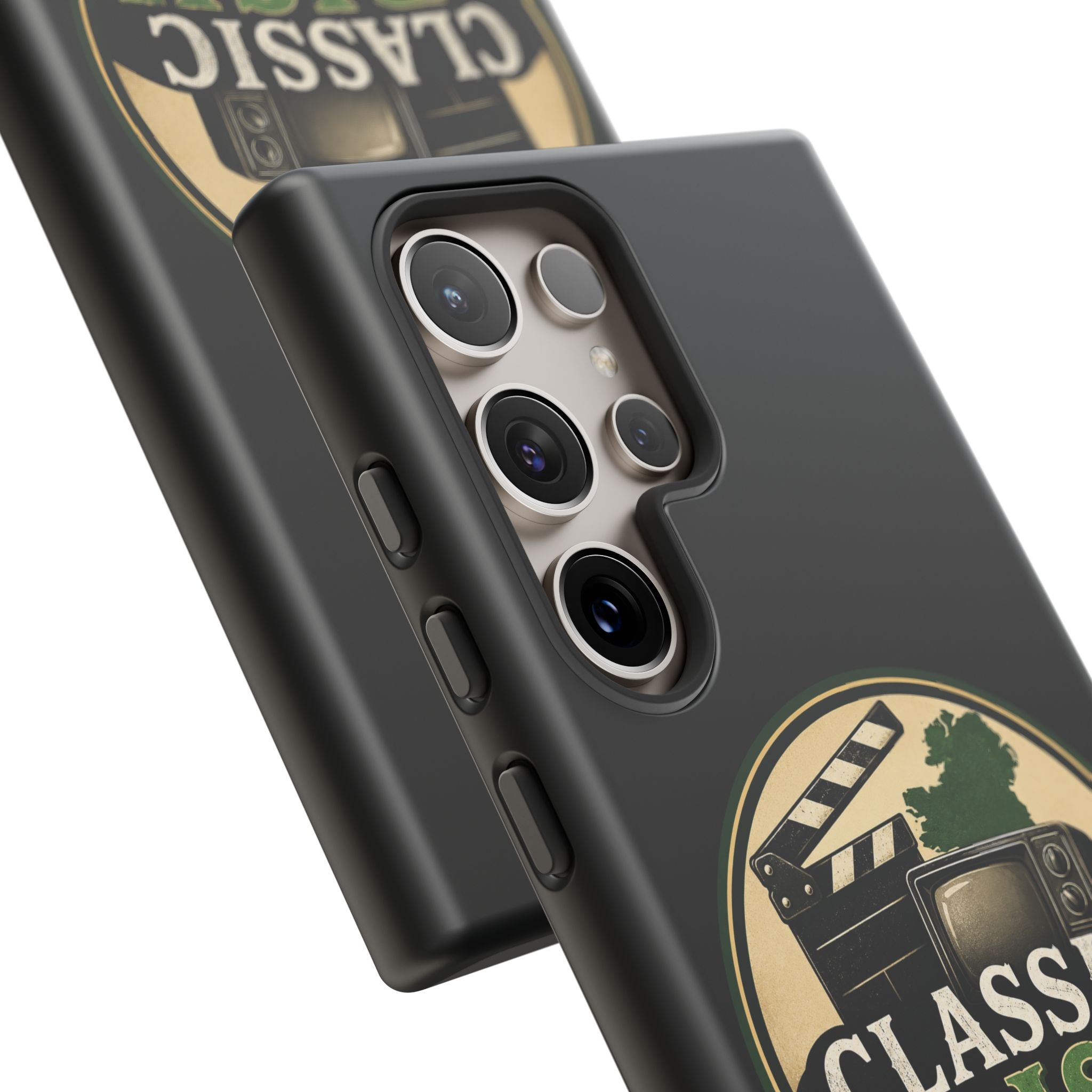Classic Irish Videos Phone Case – Vintage Film Reel Irish Logo Protective Cover