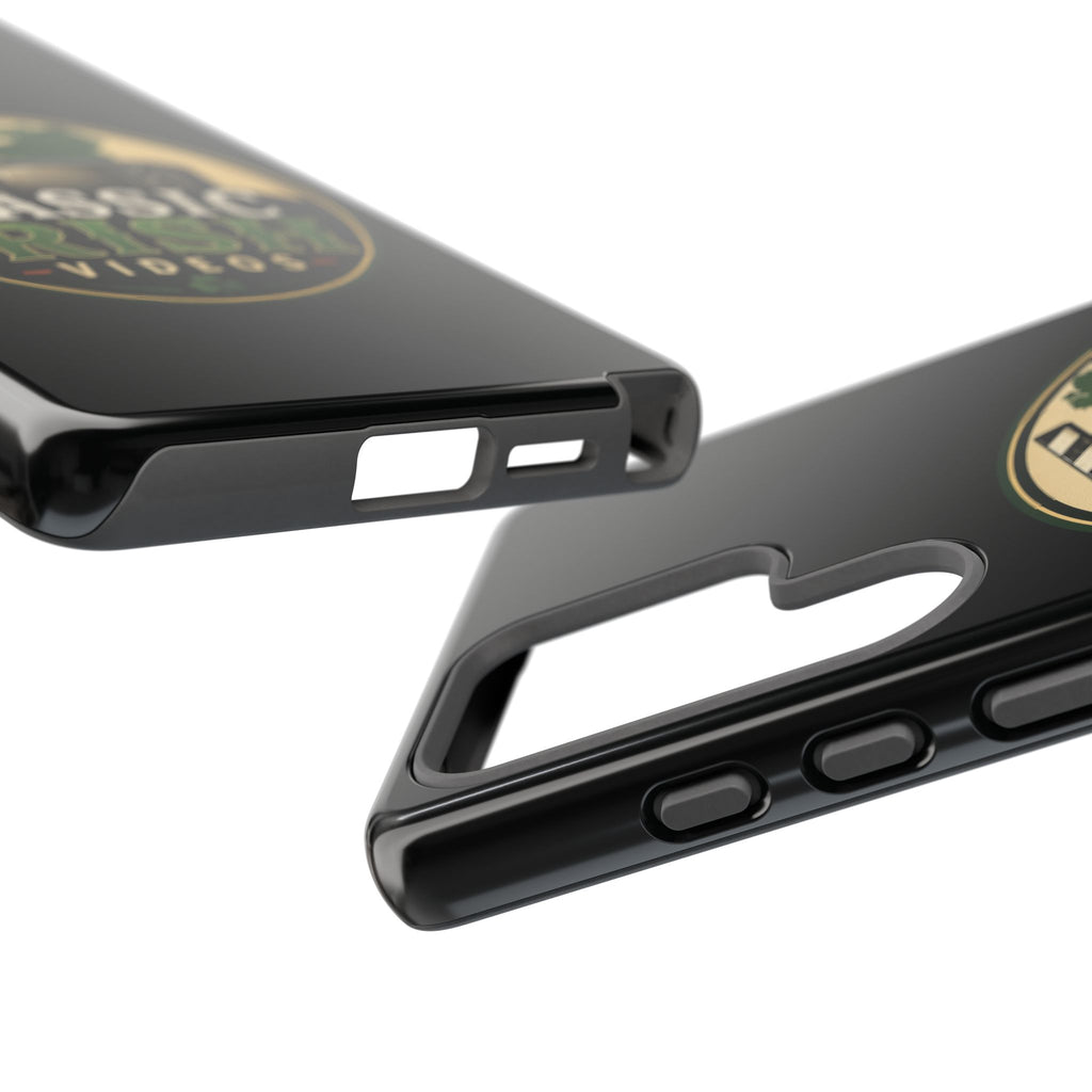 Classic Irish Videos Phone Case – Vintage Film Reel Irish Logo Protective Cover