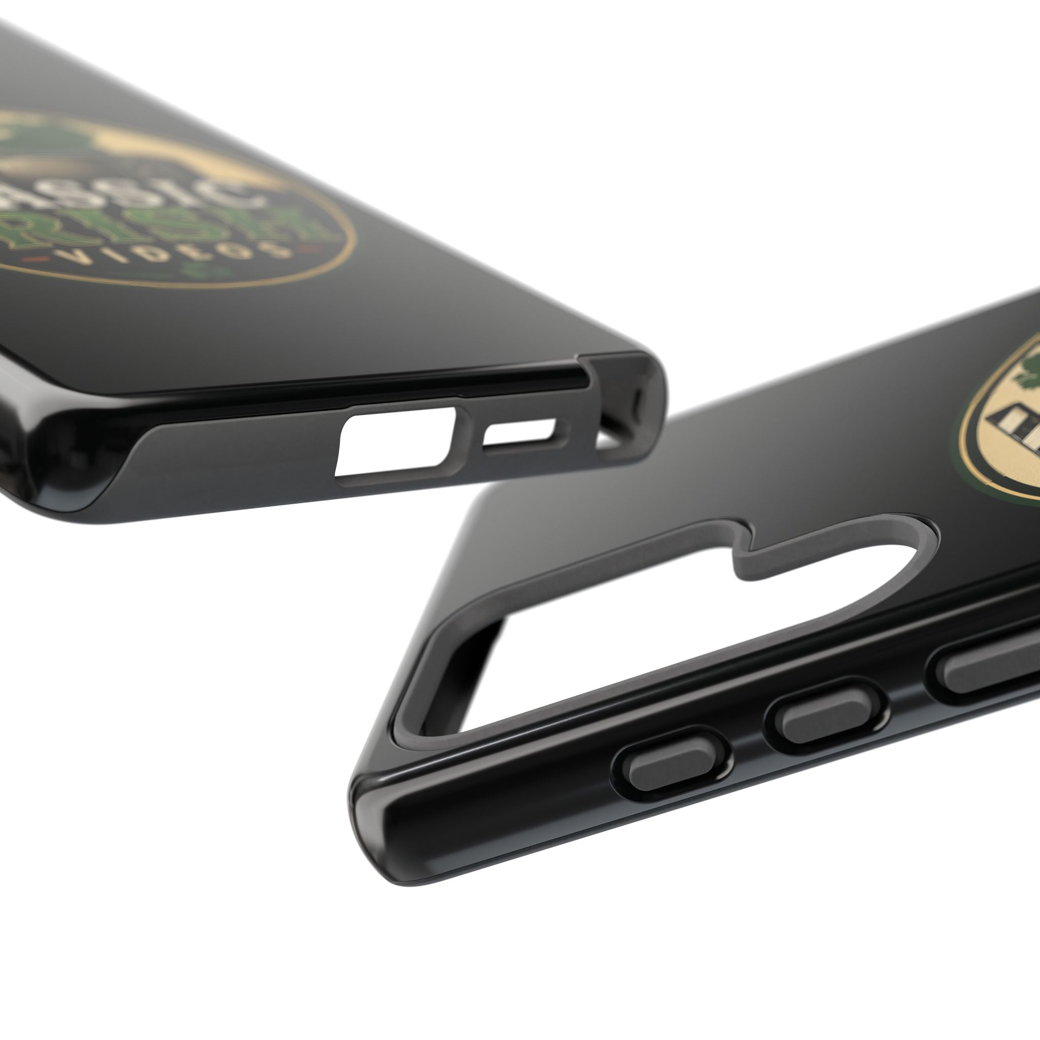 Classic Irish Videos Phone Case – Vintage Film Reel Irish Logo Protective Cover