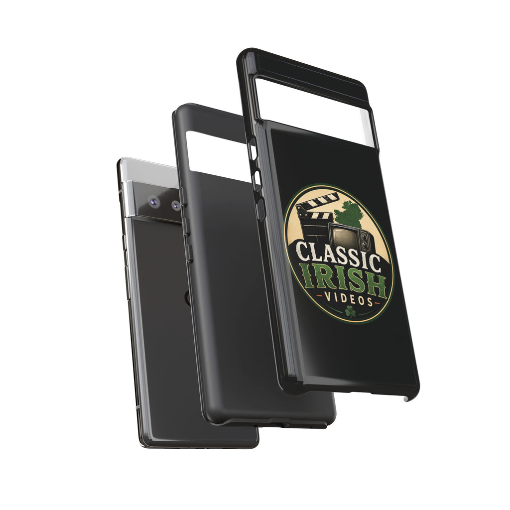 Classic Irish Videos Phone Case – Vintage Film Reel Irish Logo Protective Cover