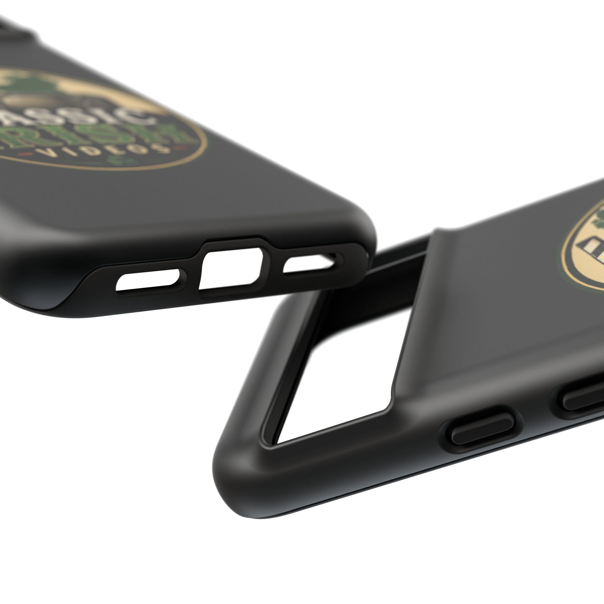 Classic Irish Videos Phone Case – Vintage Film Reel Irish Logo Protective Cover