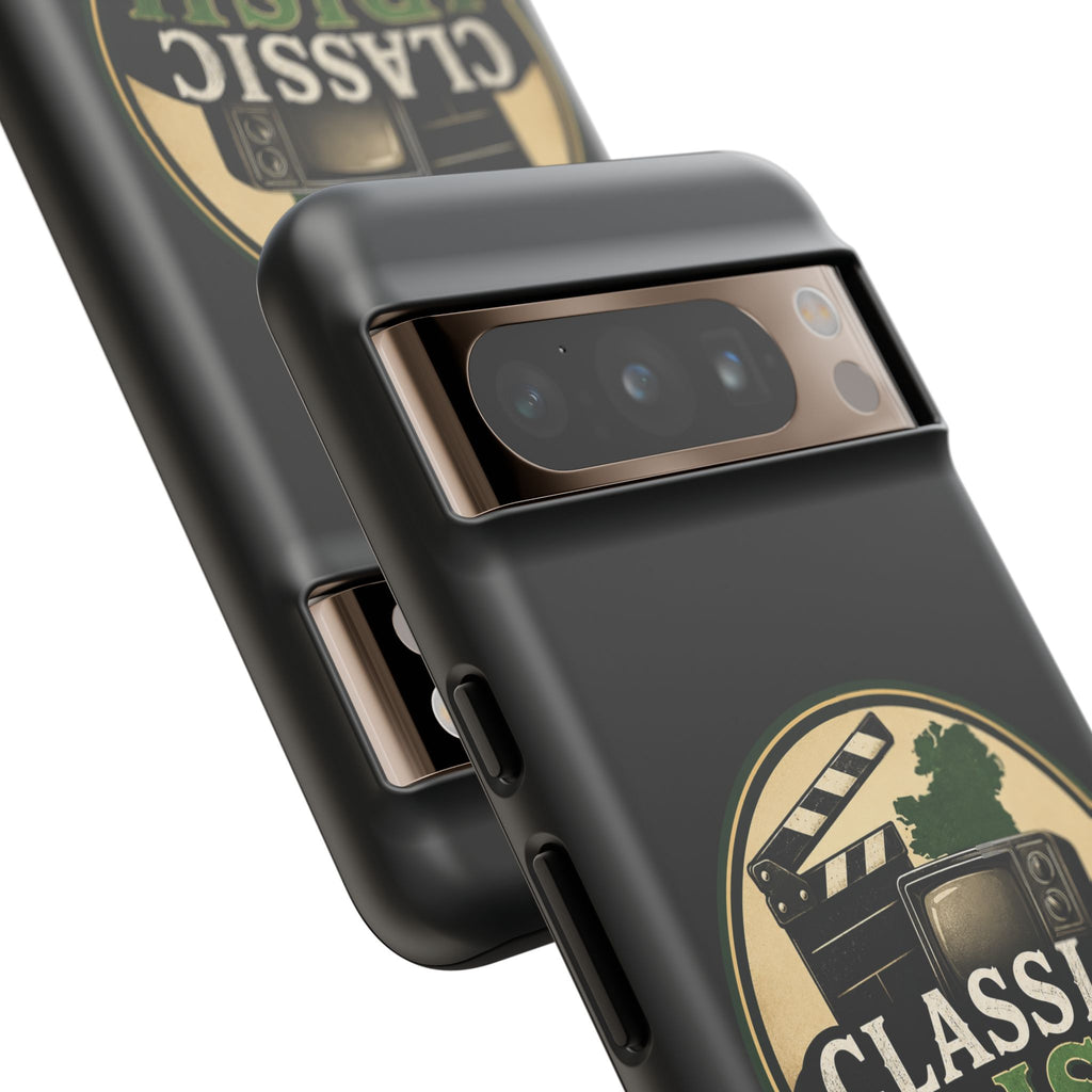 Classic Irish Videos Phone Case – Vintage Film Reel Irish Logo Protective Cover