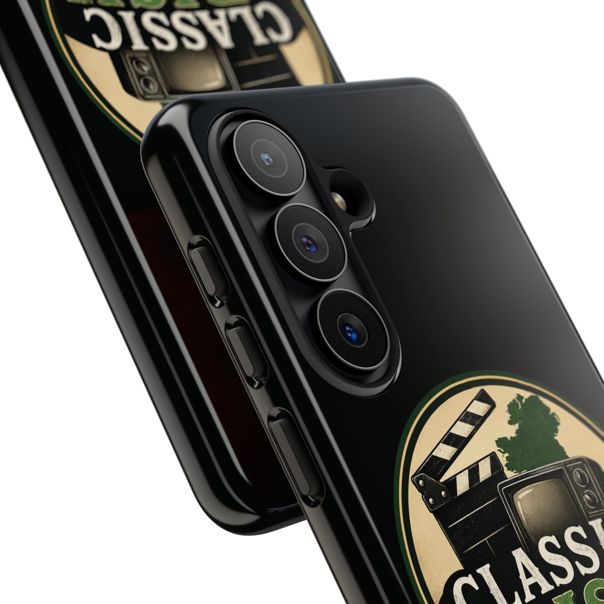 Classic Irish Videos Phone Case – Vintage Film Reel Irish Logo Protective Cover