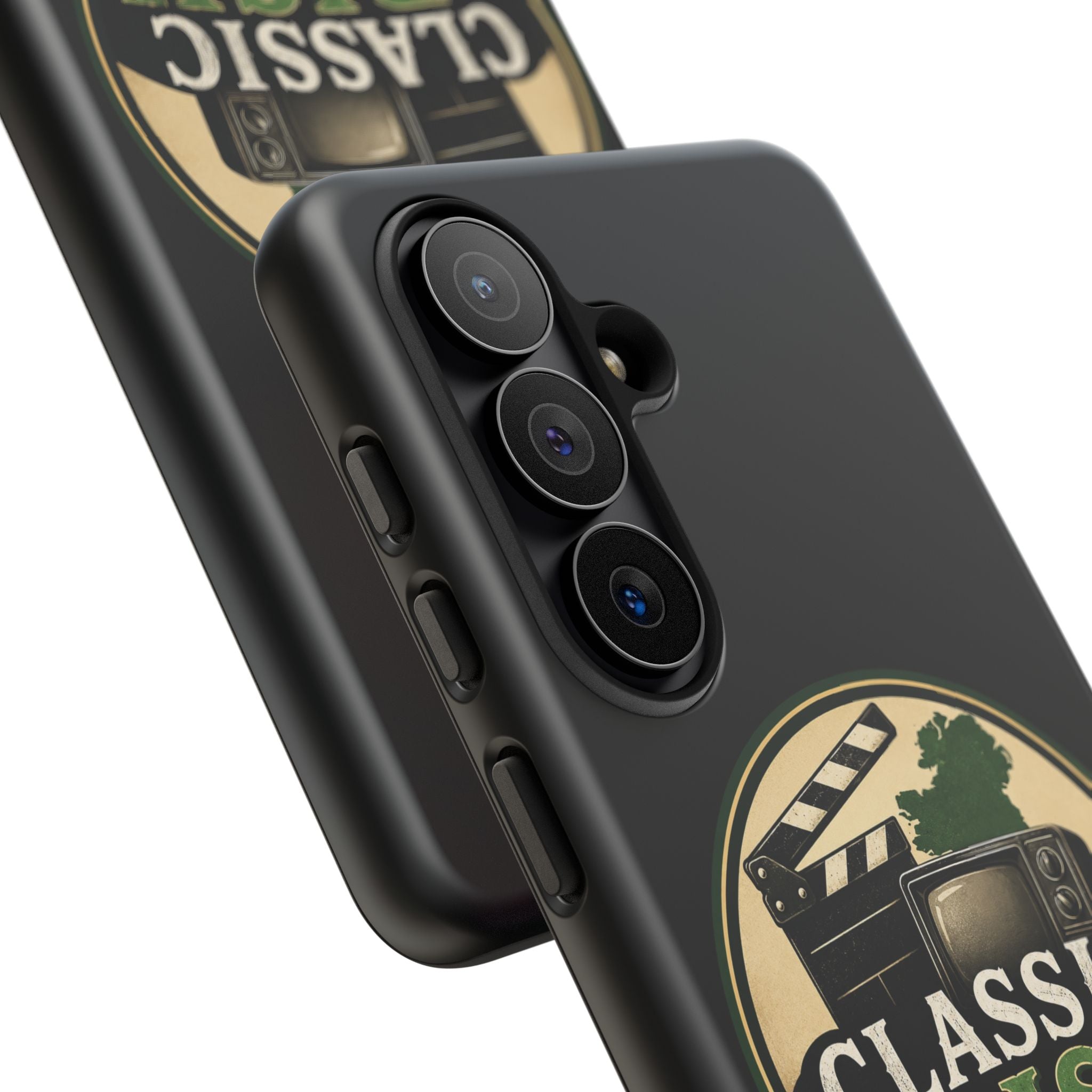 Classic Irish Videos Phone Case – Vintage Film Reel Irish Logo Protective Cover